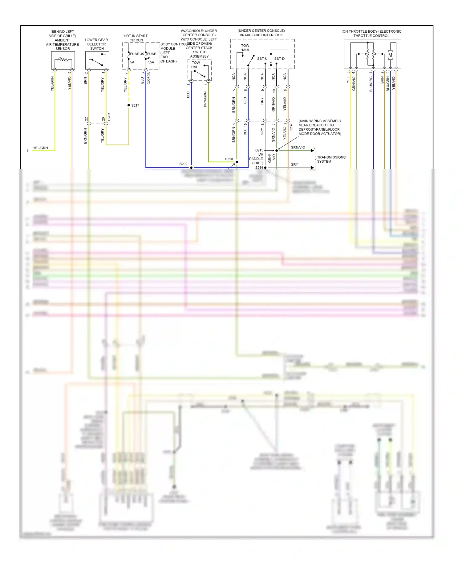 Ford Explorer V (2010-2015) blu wiring diagram  (26 of 83)