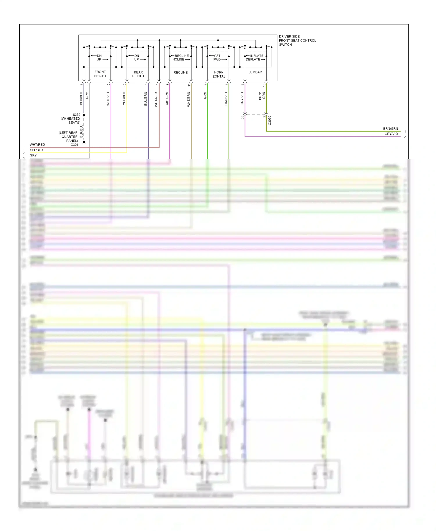 Ford Explorer V (2010-2015) blu wiring diagram  (41 of 83)