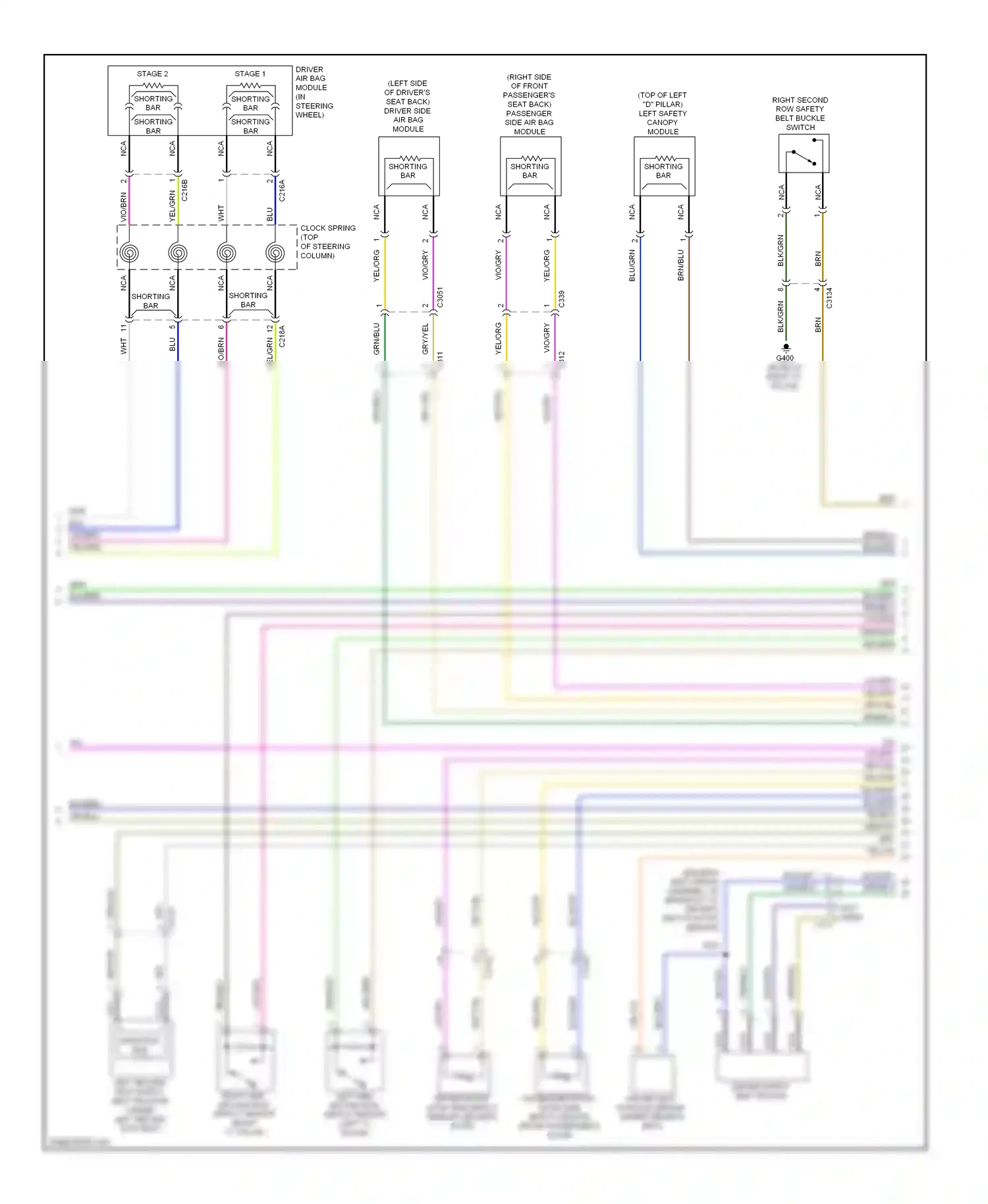 Ford Explorer V (2010-2015) blu wiring diagram  (78 of 83)