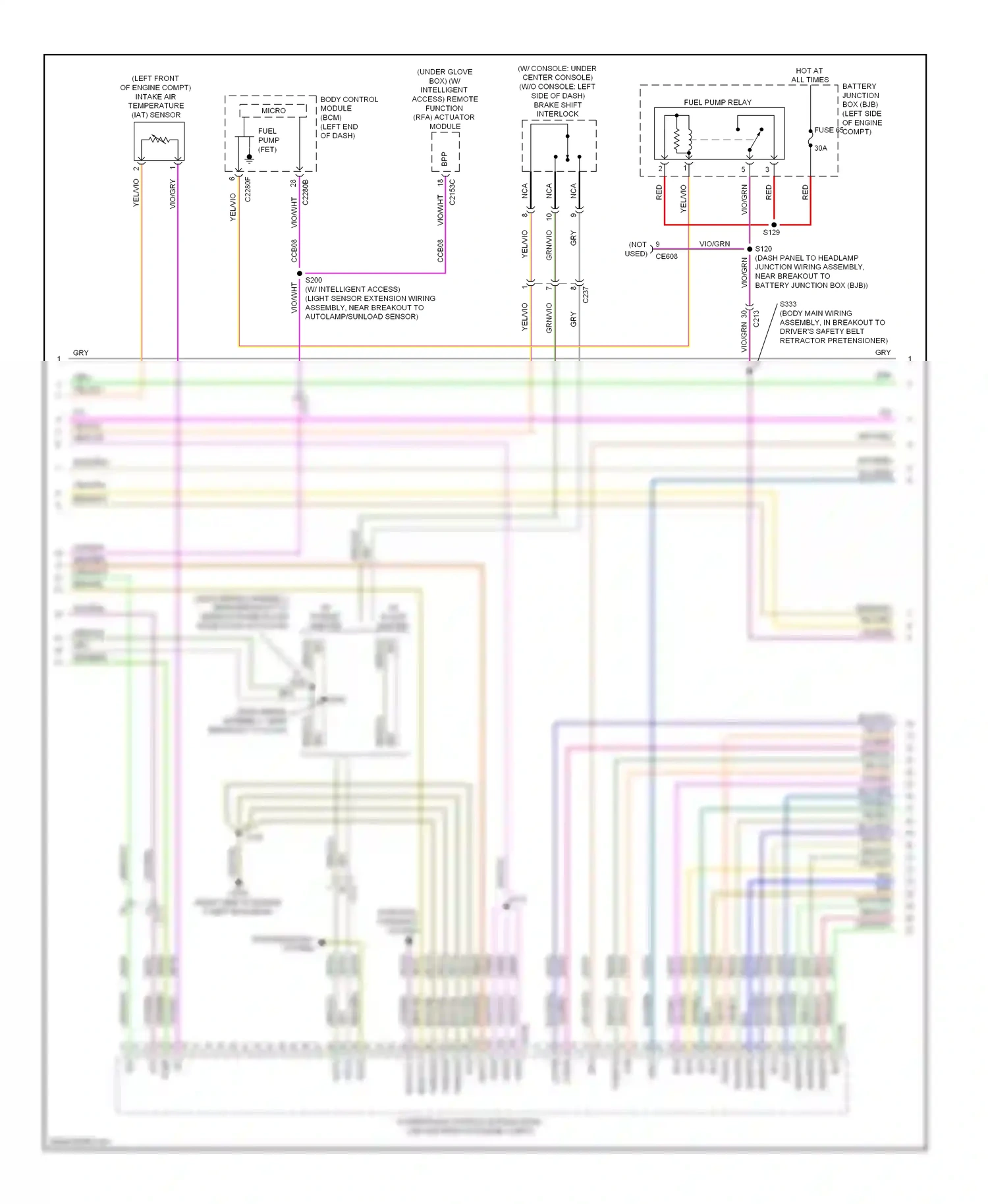 Ford Explorer V (2010-2015) blu wiring diagram  (28 of 83)