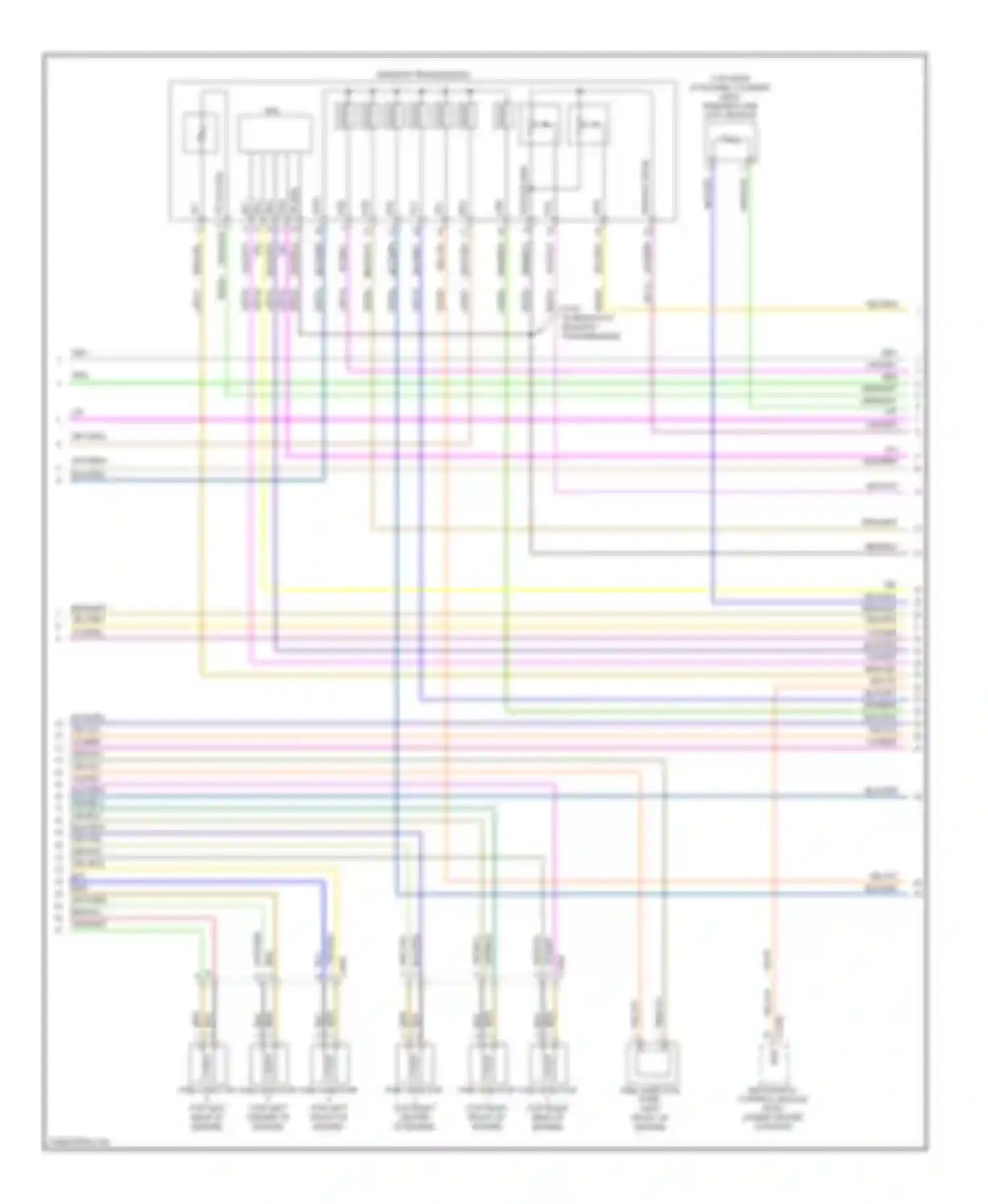 Wiring diagram blu/org for Ford Explorer V (2010-2015) (28 of 51)