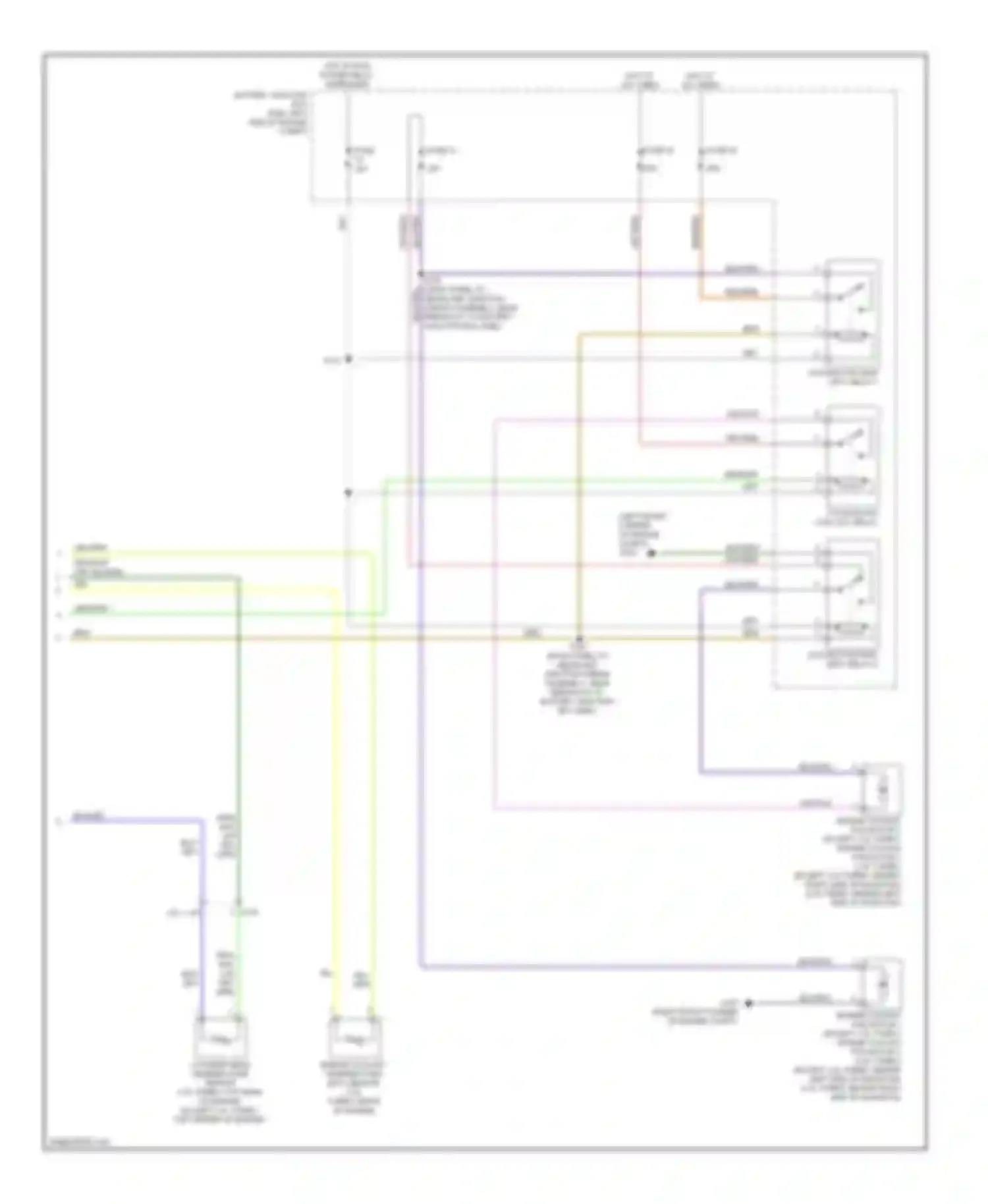 Wiring diagram blu/org for Ford Explorer V (2010-2015) (3 of 51)