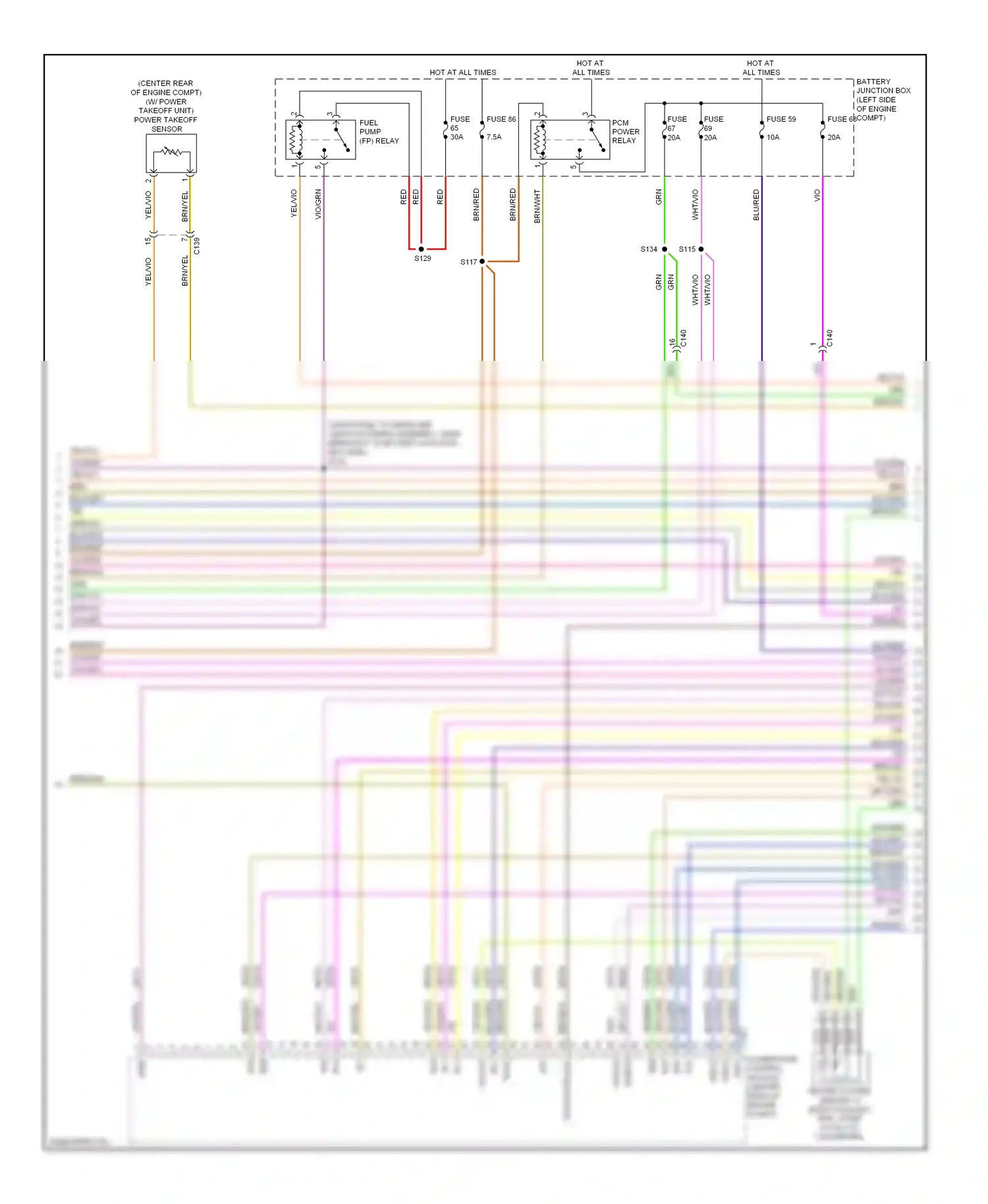 Wiring diagram brn/blu for Ford Explorer V (2010-2015) (15 of 51)