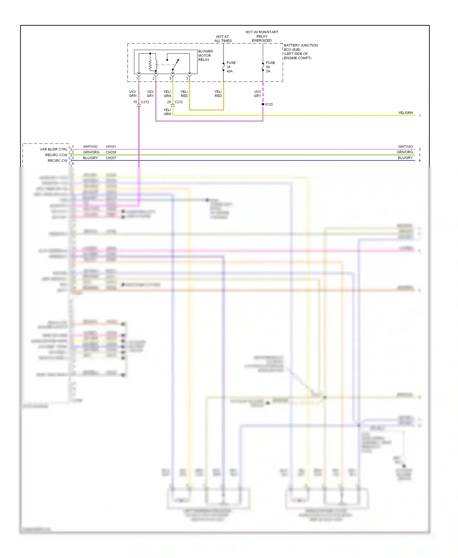 Wiring diagram brn/wht for Ford Explorer V (2010-2015) (5 of 42)