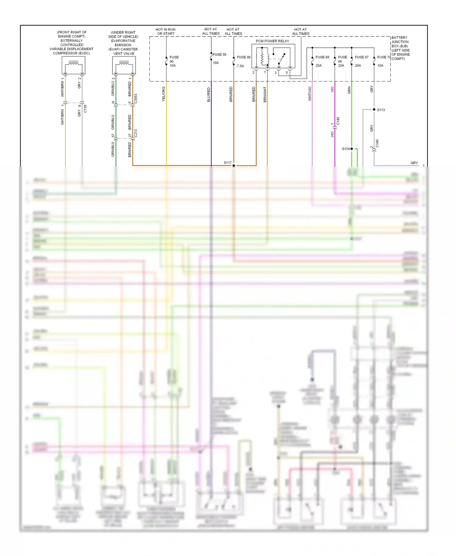 Wiring diagram brn/yel for Ford Explorer V (2010-2015) (10 of 44)