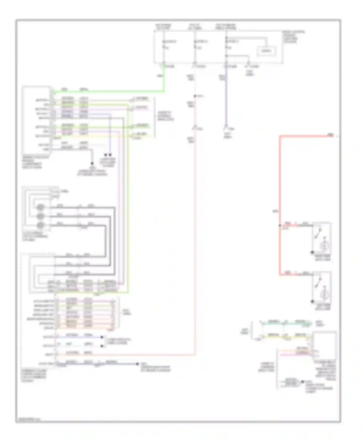 Wiring diagram button 3 for Ford Explorer V (2010-2015) (1 of 2)