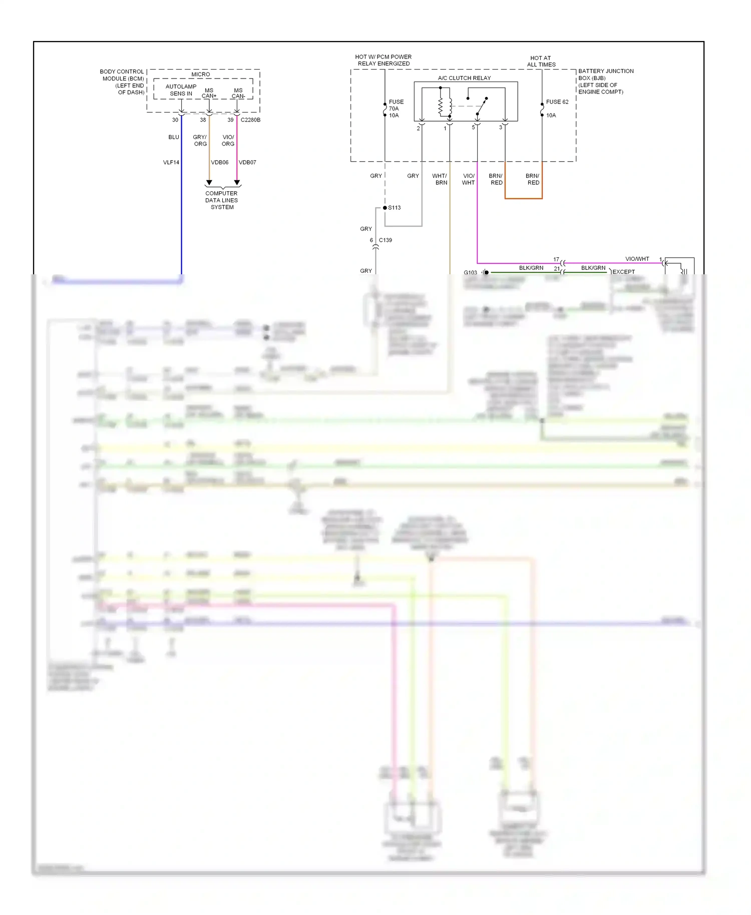 Ford Explorer V (2010-2015) cht wiring diagram  (1 of 5)