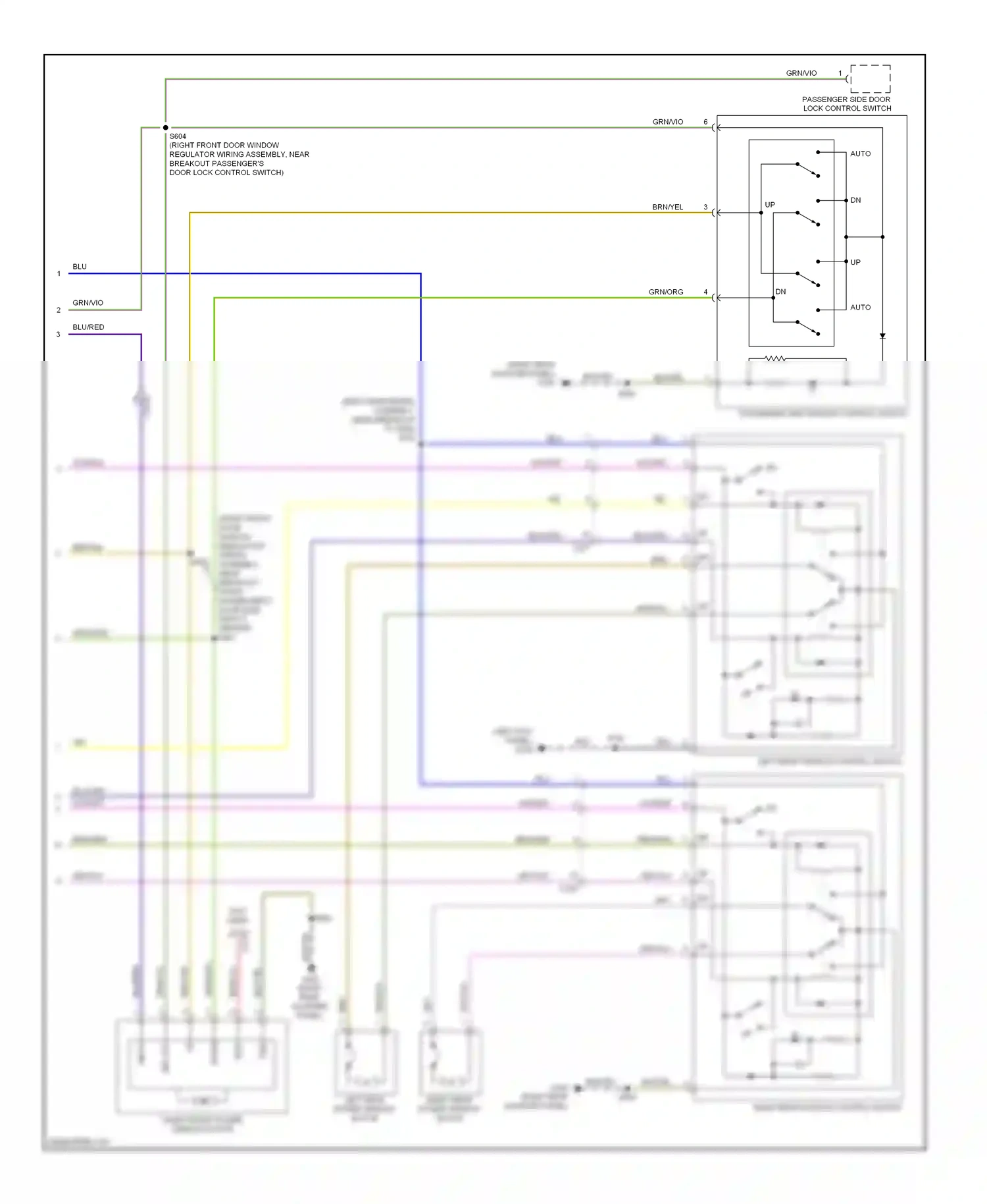 Wiring diagram del acc for Ford Explorer V (2010-2015) (3 of 3)