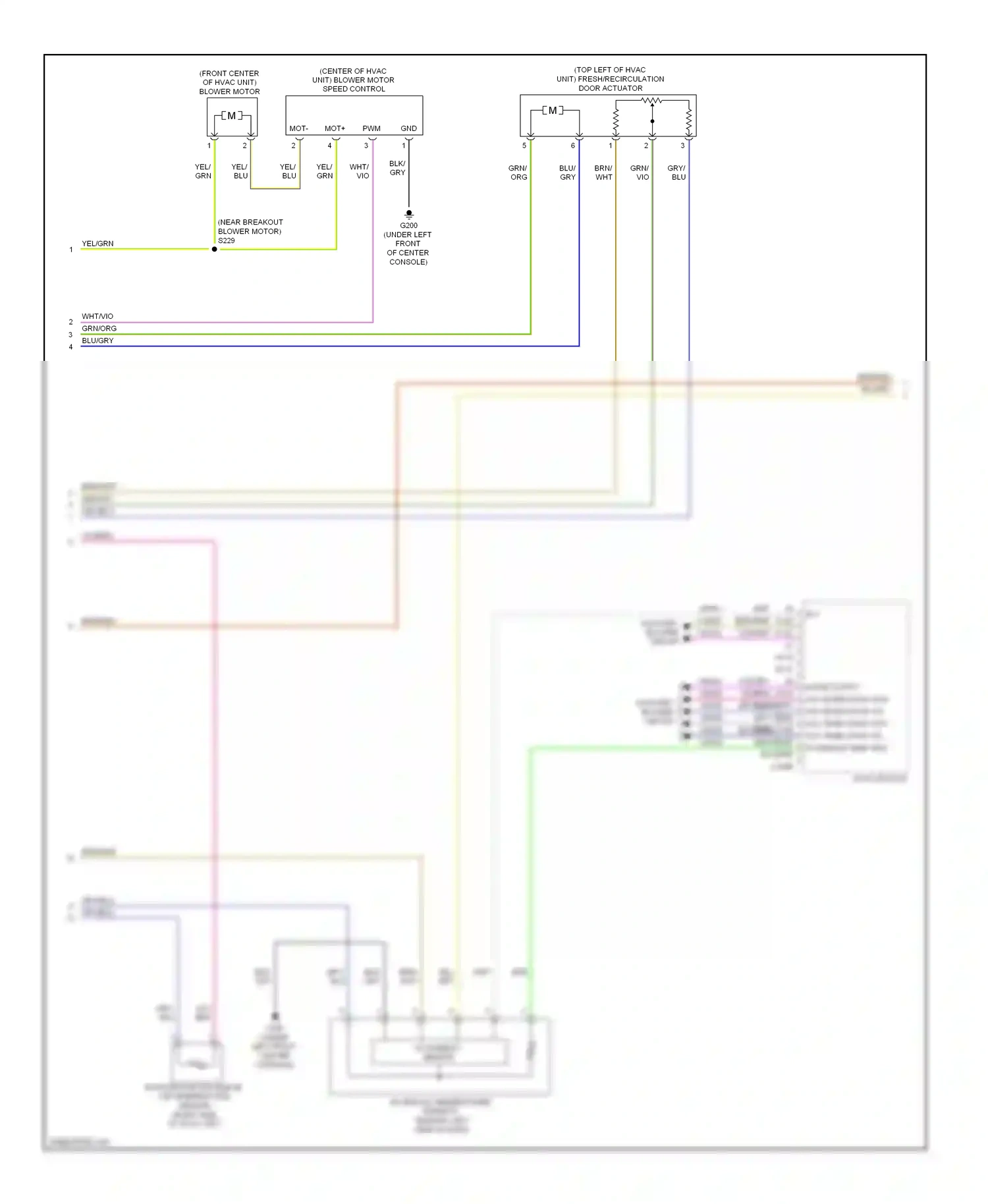 Ford Explorer V (2010-2015) gry/blu wiring diagram  (8 of 31)