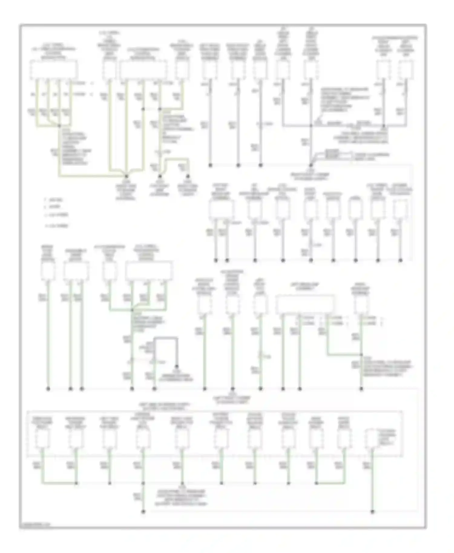 Wiring diagram left front fog lamp for Ford Explorer V (2010-2015) (1 of 3)