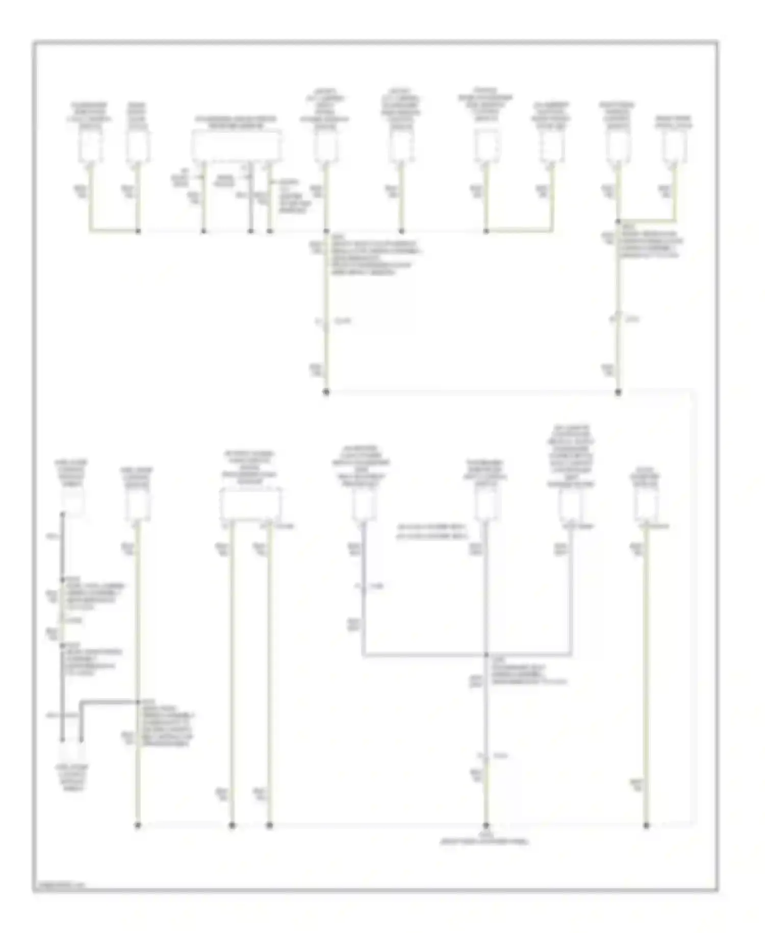 Wiring diagram passenger side door lock control switch for Ford Explorer V (2010-2015) (3 of 6)