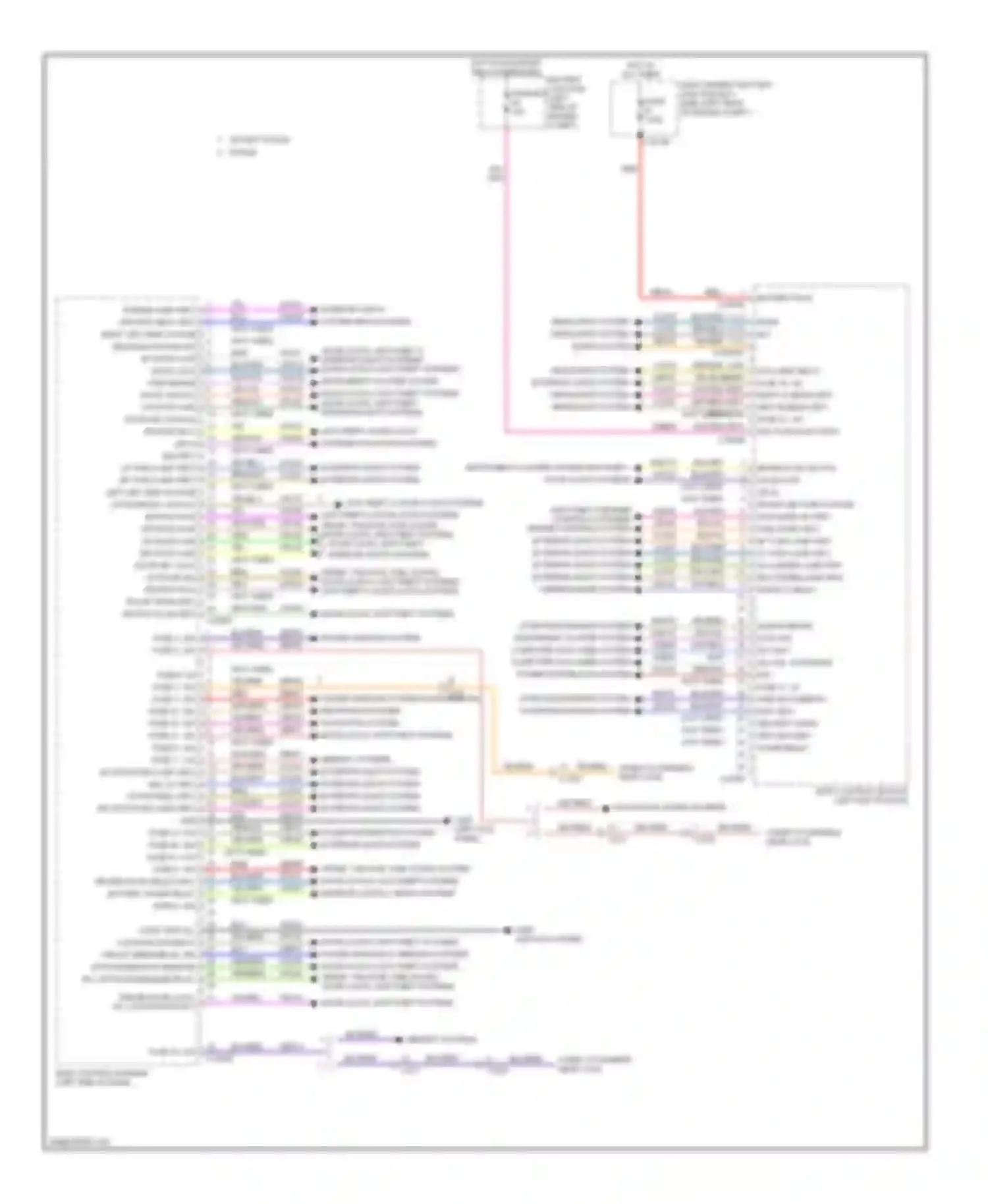 Wiring diagram power windows system for Ford Explorer V (2010-2015) (1 of 3)