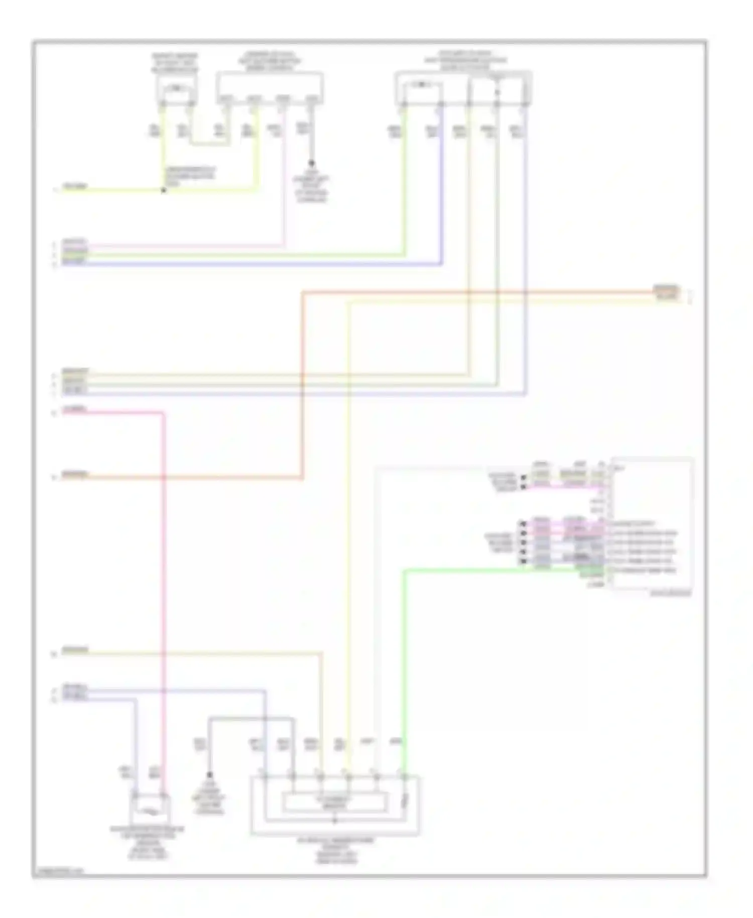 Wiring diagram pwm mot+ mot- for Ford Explorer V (2010-2015) (2 of 2)