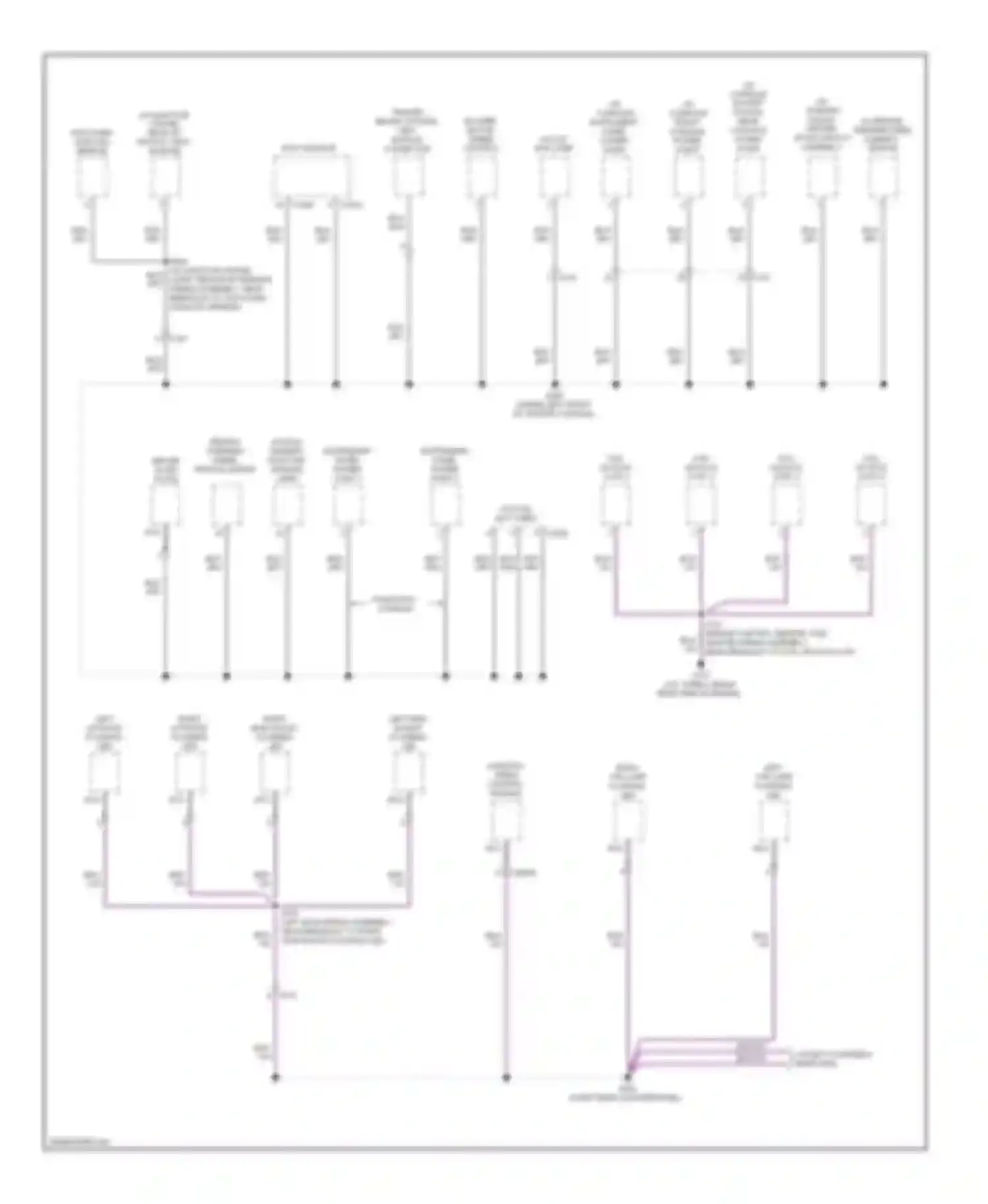 Wiring diagram right high mount flashing led for Ford Explorer V (2010-2015) (2 of 2)