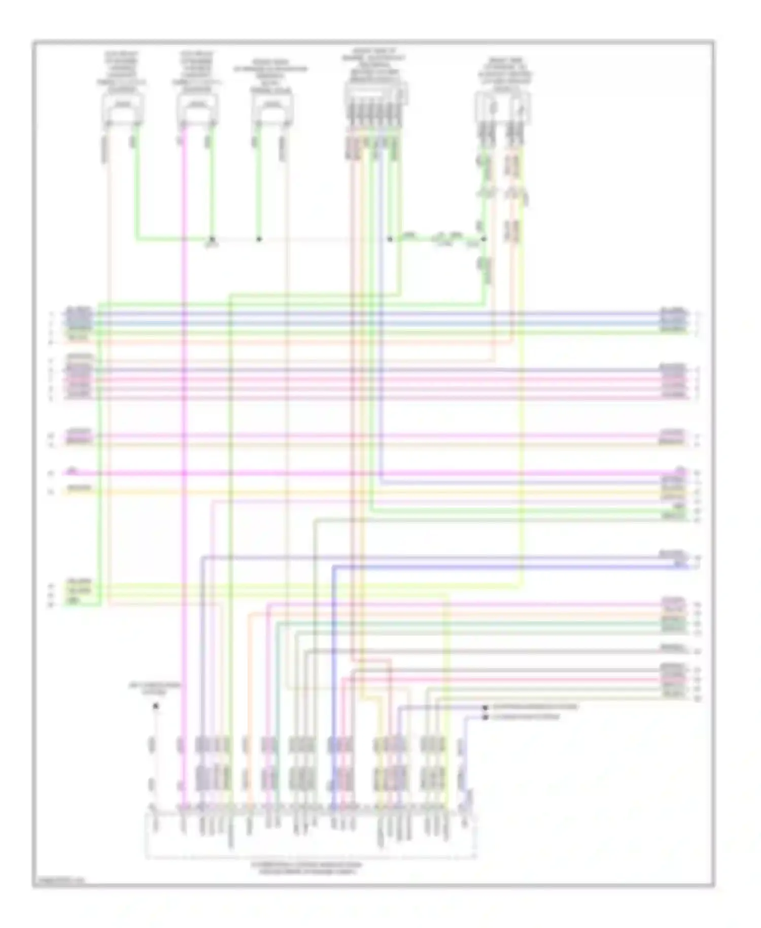 Wiring diagram tacm+ for Ford Explorer V (2010-2015) (1 of 4)