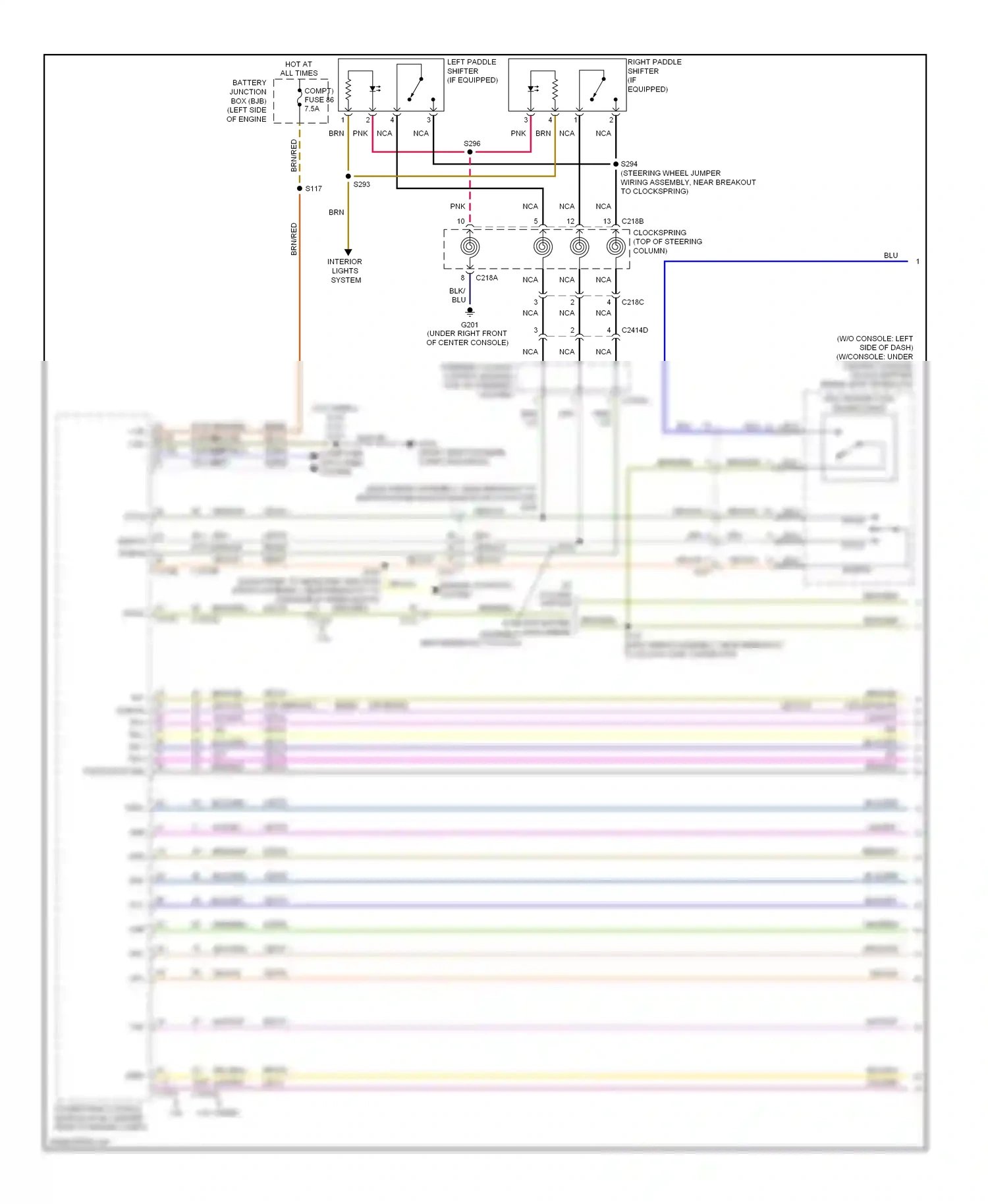 Wiring diagram vio/grn for Ford Explorer V (2010-2015) (32 of 42)