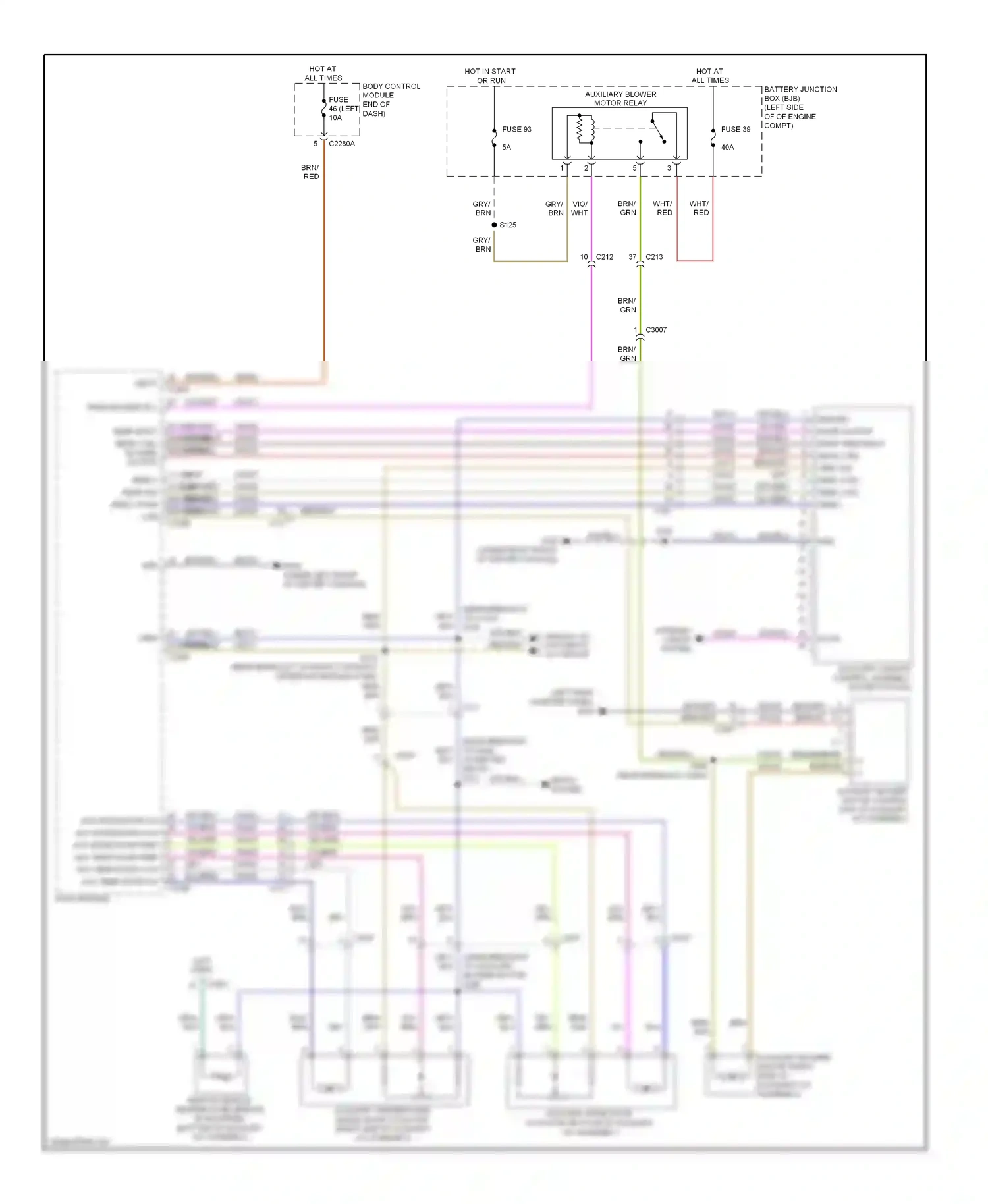 Wiring diagram vio/gry for Ford Explorer V (2010-2015) (2 of 60)