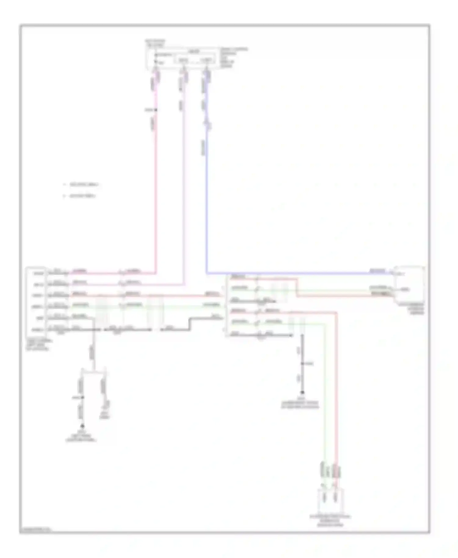 Wiring diagram w/o sync gen 2 for Ford Explorer V (2010-2015) (2 of 2)
