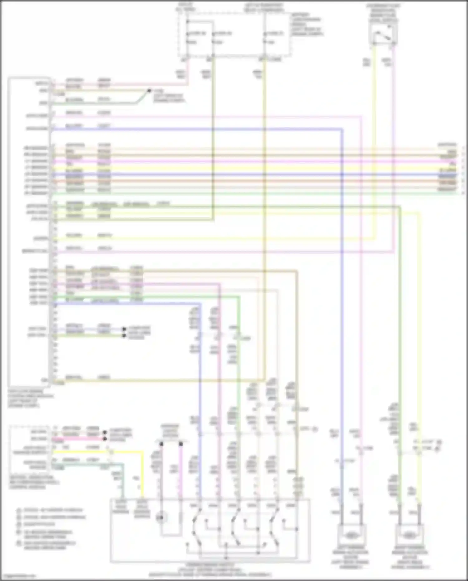Explorer Ford VI facelift (2022-2024): Anti-lock brakes circuit (1 of 2)