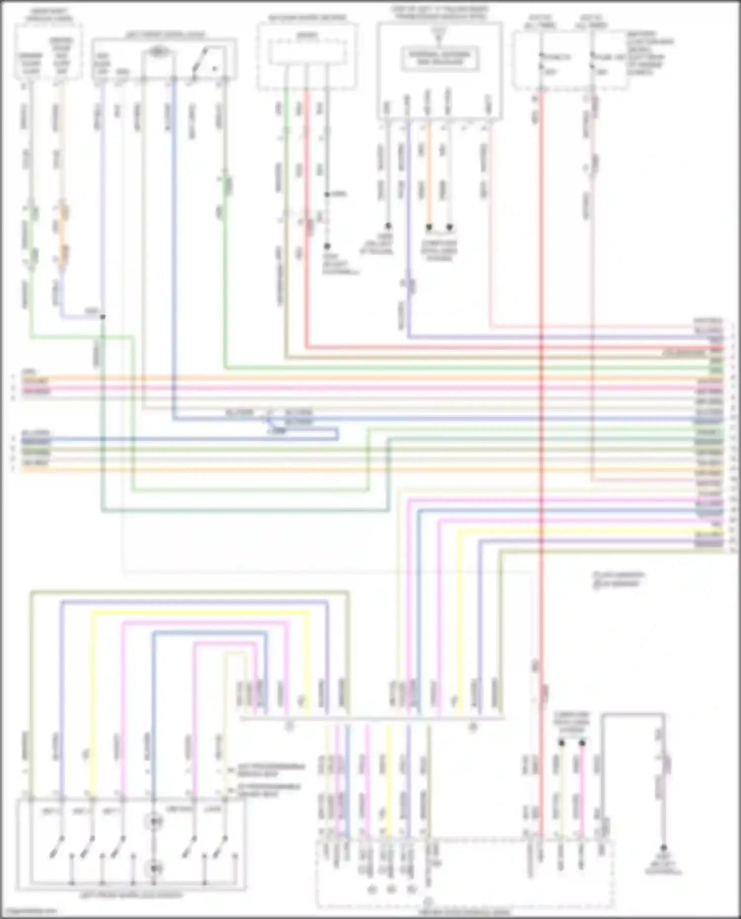 Explorer Ford VI facelift (2022-2024): Forced entry circuit (2 of 4)