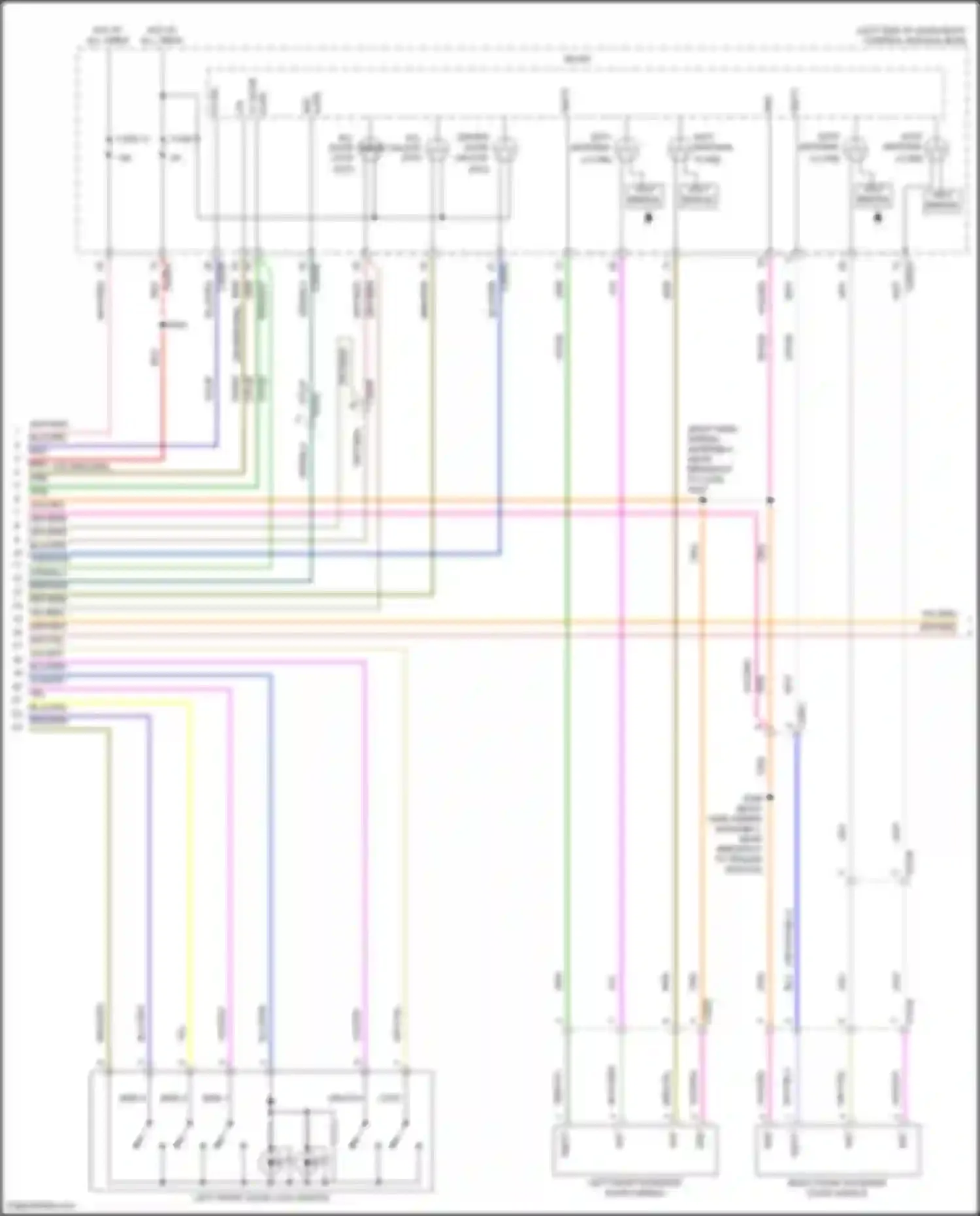Explorer Ford VI facelift (2022-2024): Forced entry circuit (3 of 4)