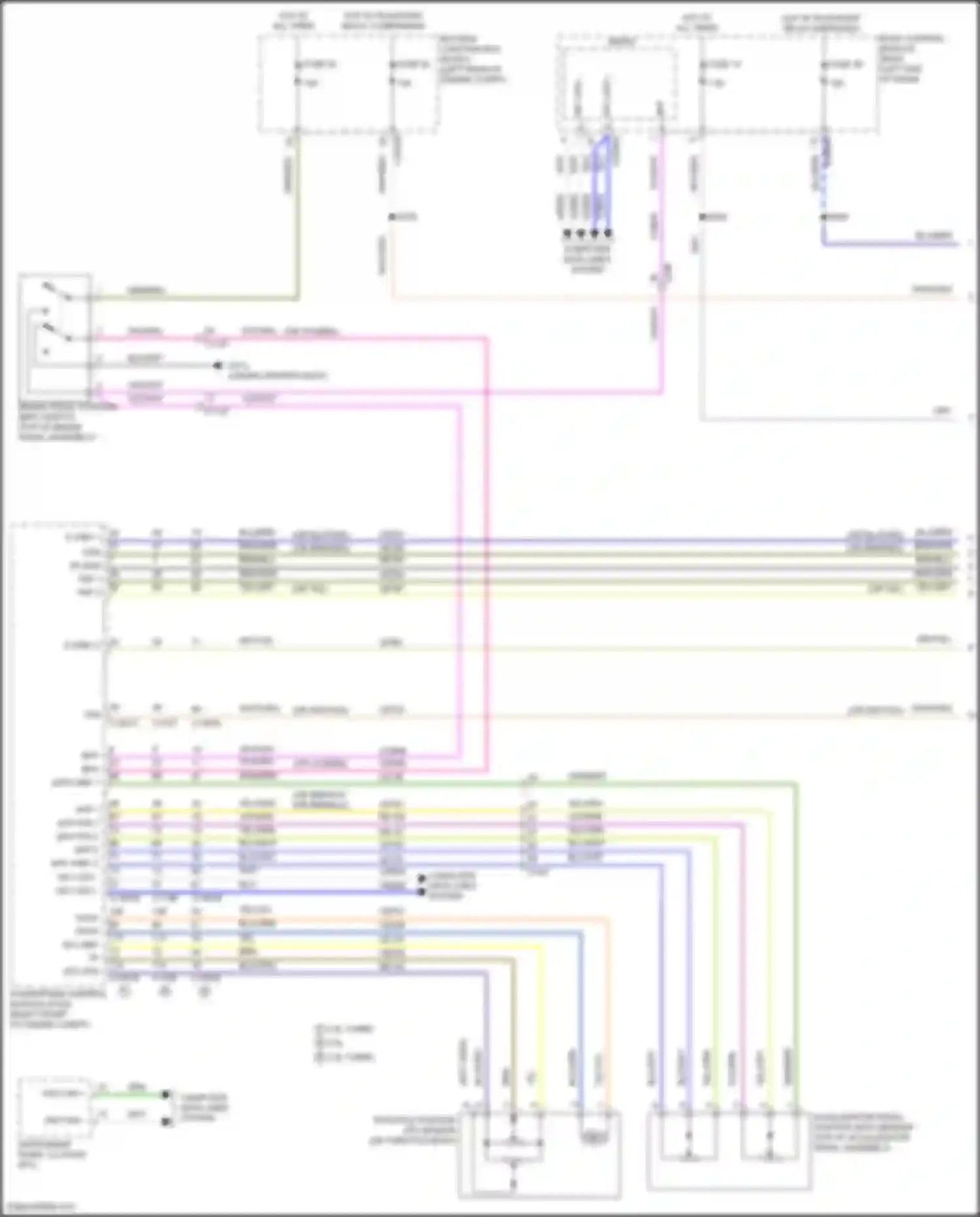 Explorer Ford VI facelift (2022-2024): Cruise control circuit (1 of 2)
