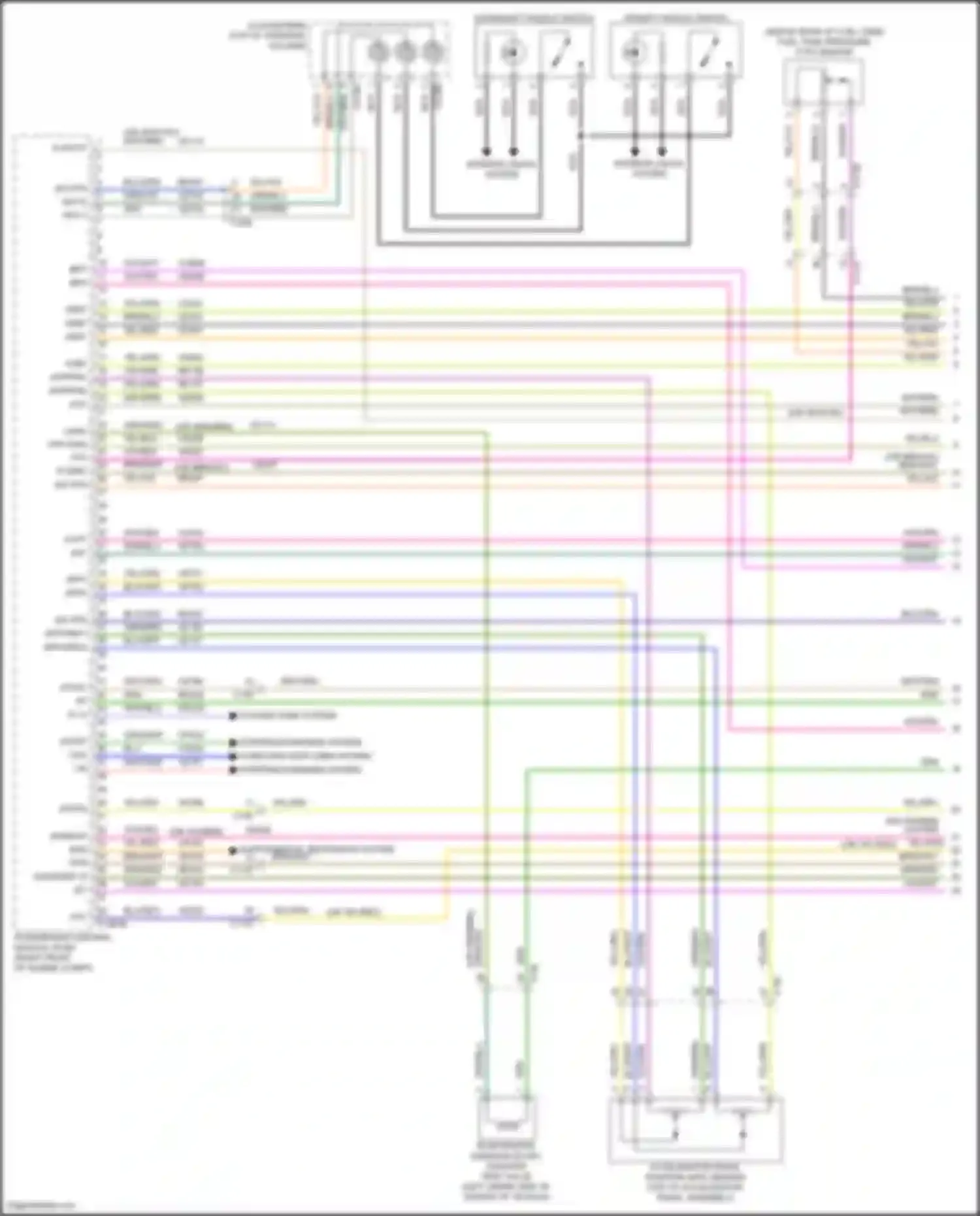 Explorer Ford VI facelift (2022-2024): Wiring diagram engine performance 2.3l turbo (1 of 9)