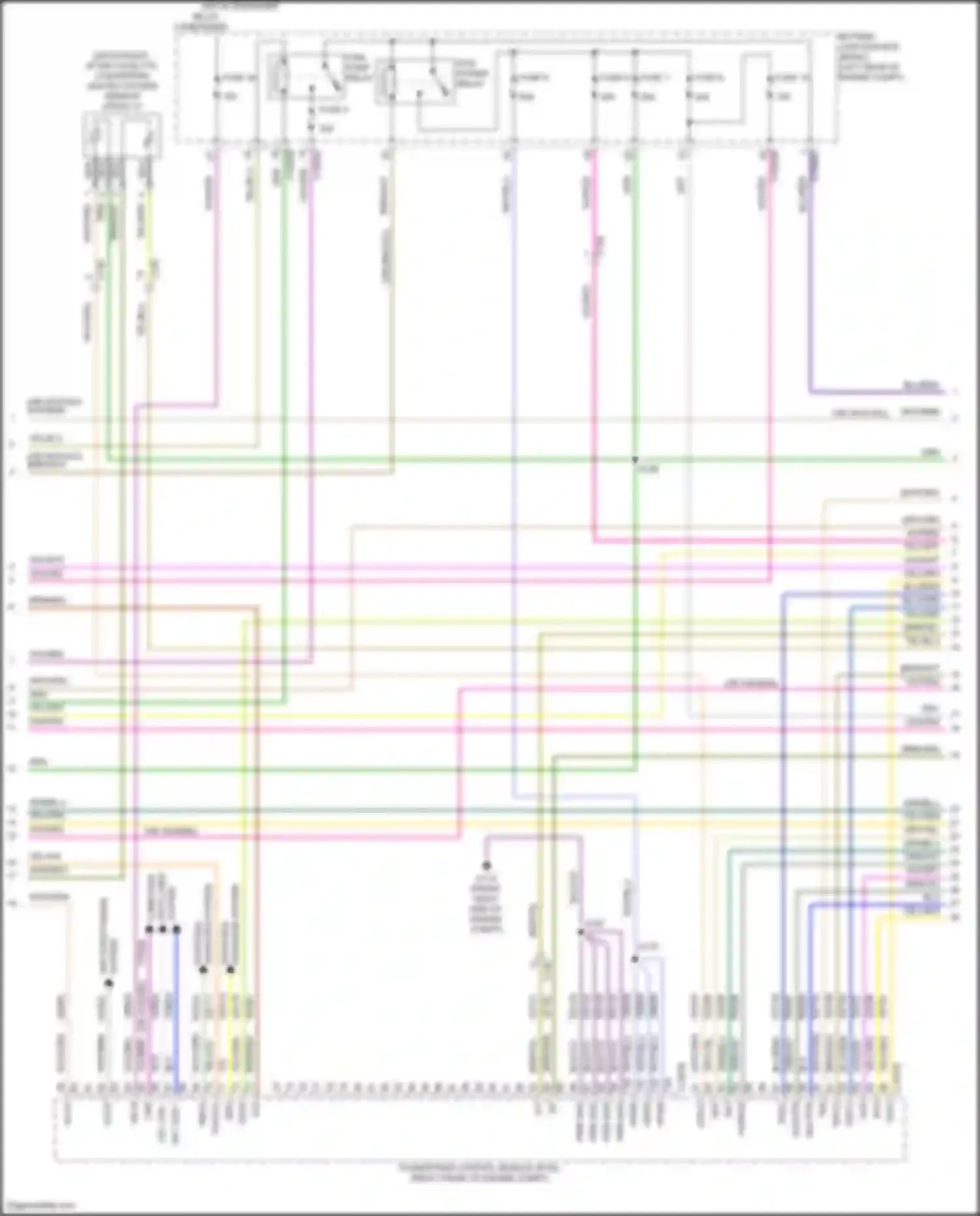 Explorer Ford VI facelift (2022-2024): Wiring diagram engine performance 2.3l turbo (3 of 9)