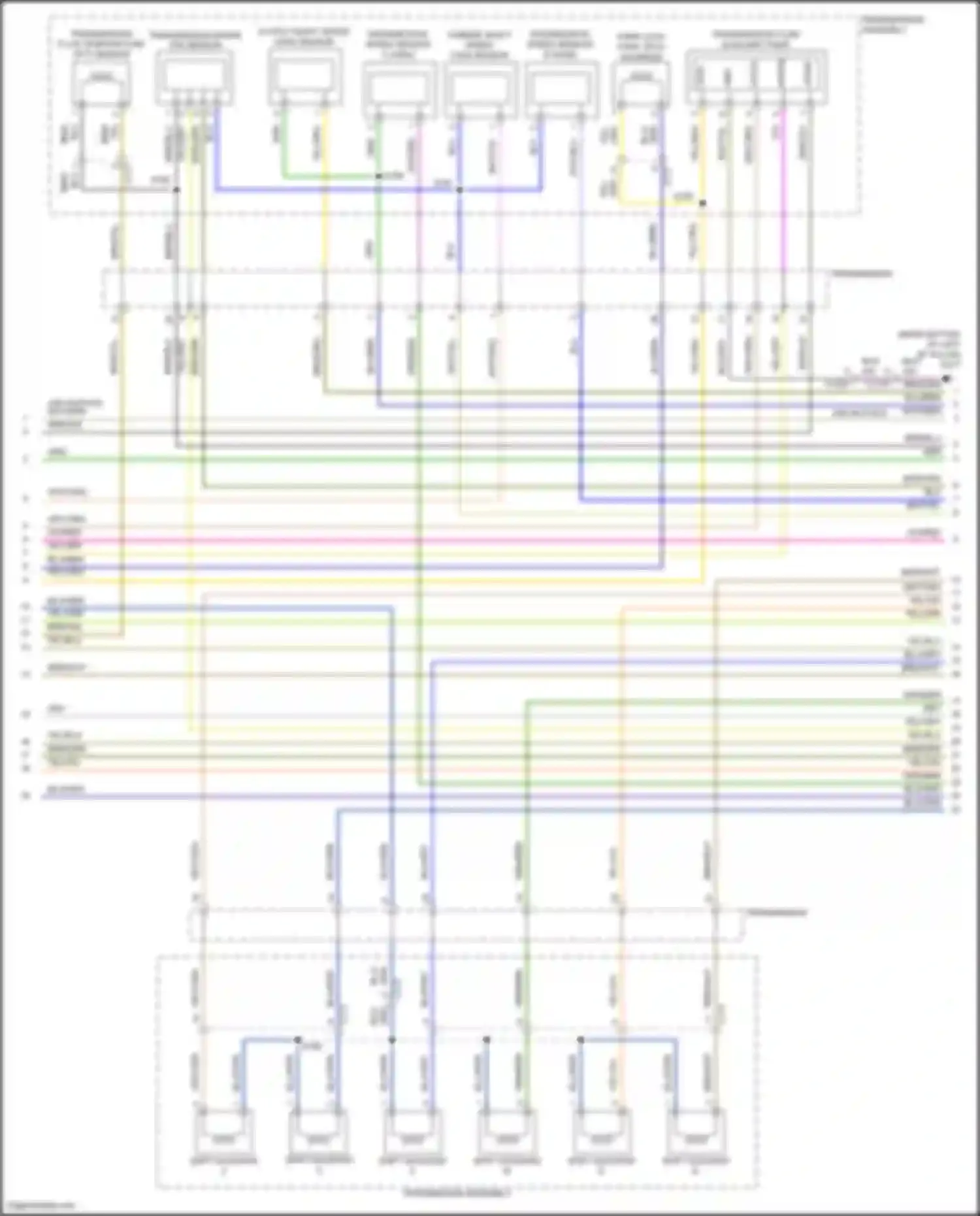 Explorer Ford VI facelift (2022-2024): Wiring diagram engine performance 2.3l turbo (5 of 9)