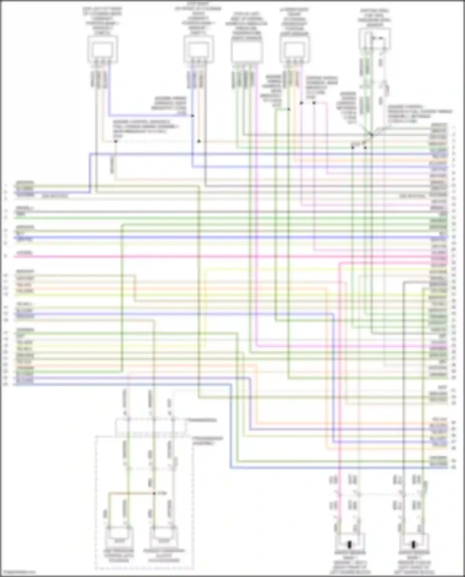 Explorer Ford VI facelift (2022-2024): Wiring diagram engine performance 2.3l turbo (6 of 9)
