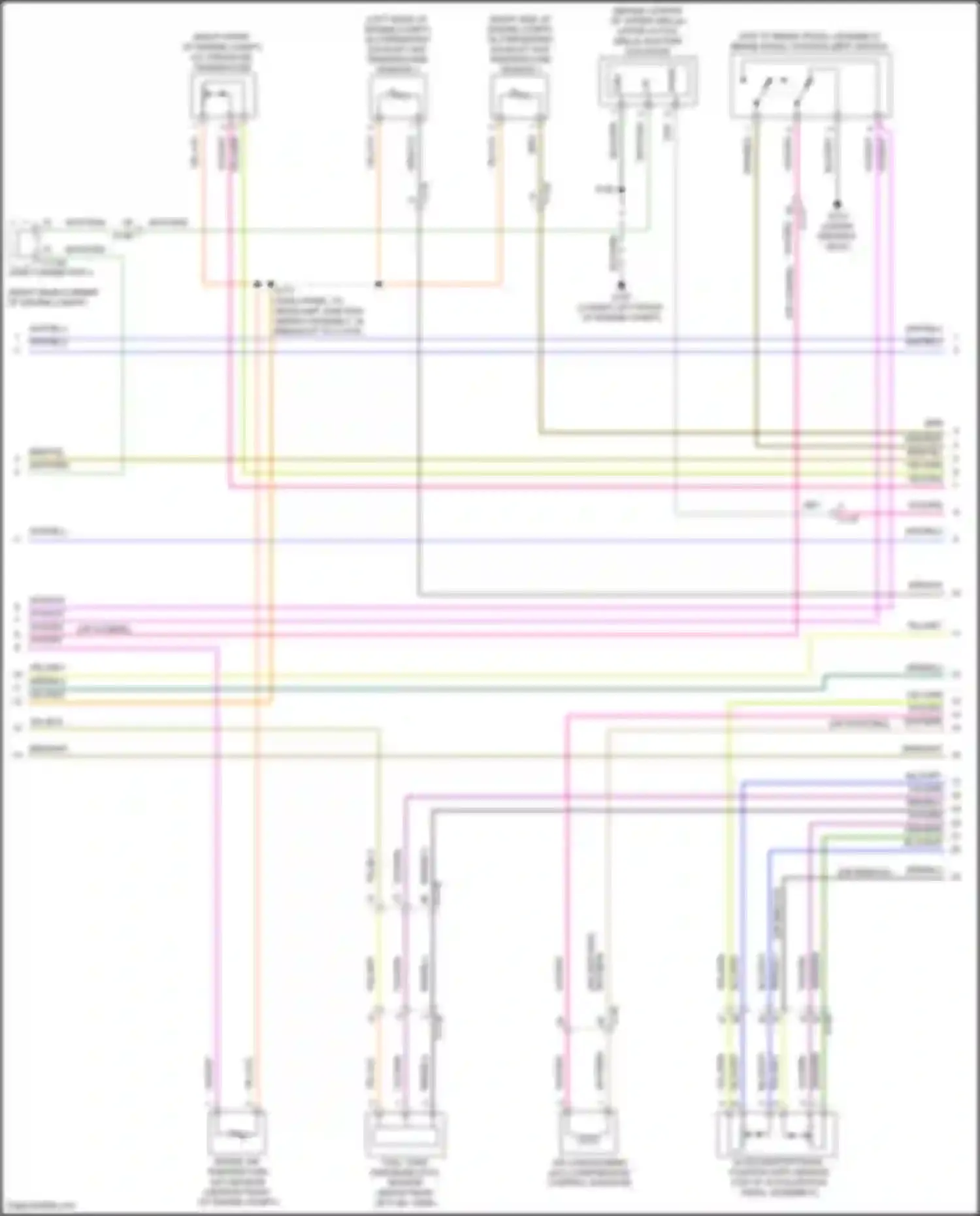 Explorer Ford VI facelift (2022-2024): Wiring diagram engine performance 3.0l turbo (2 of 12)