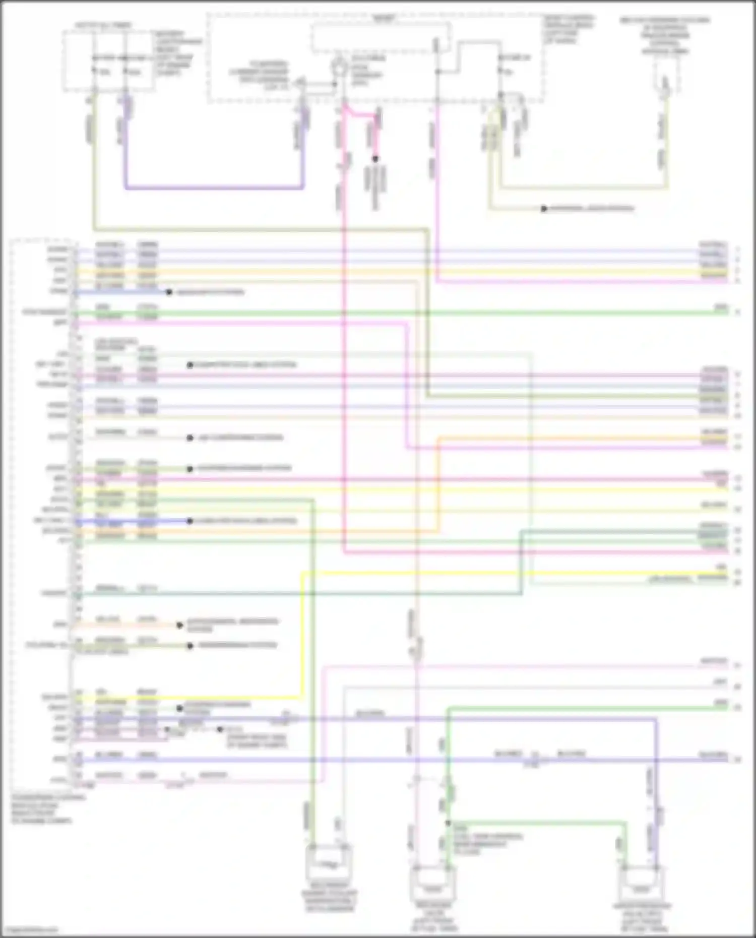 Explorer Ford VI facelift (2022-2024): Wiring diagram engine performance 3.3l hybrid (1 of 17)