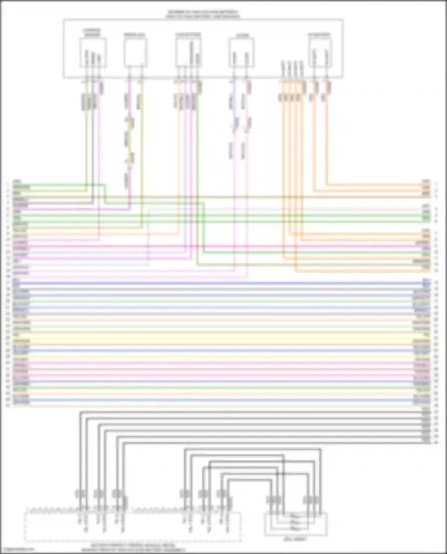 Explorer Ford VI facelift (2022-2024): Wiring diagram engine performance 3.3l hybrid (10 of 17)