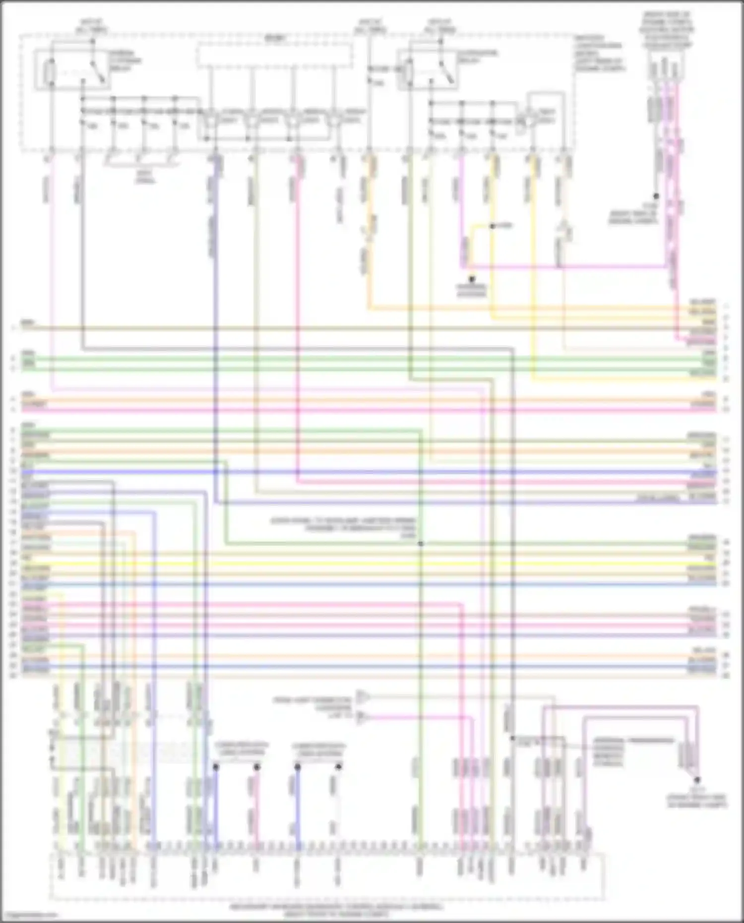 Explorer Ford VI facelift (2022-2024): Wiring diagram engine performance 3.3l hybrid (12 of 17)