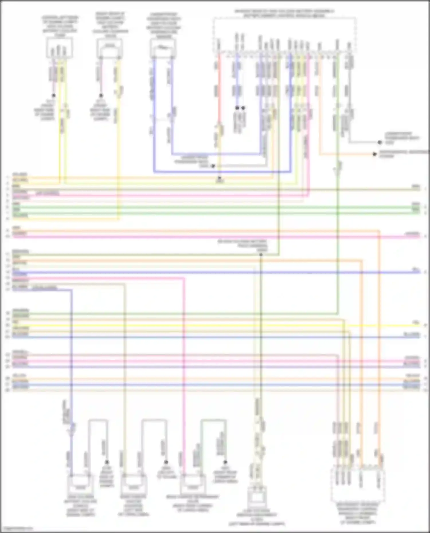Explorer Ford VI facelift (2022-2024): Wiring diagram engine performance 3.3l hybrid (13 of 17)