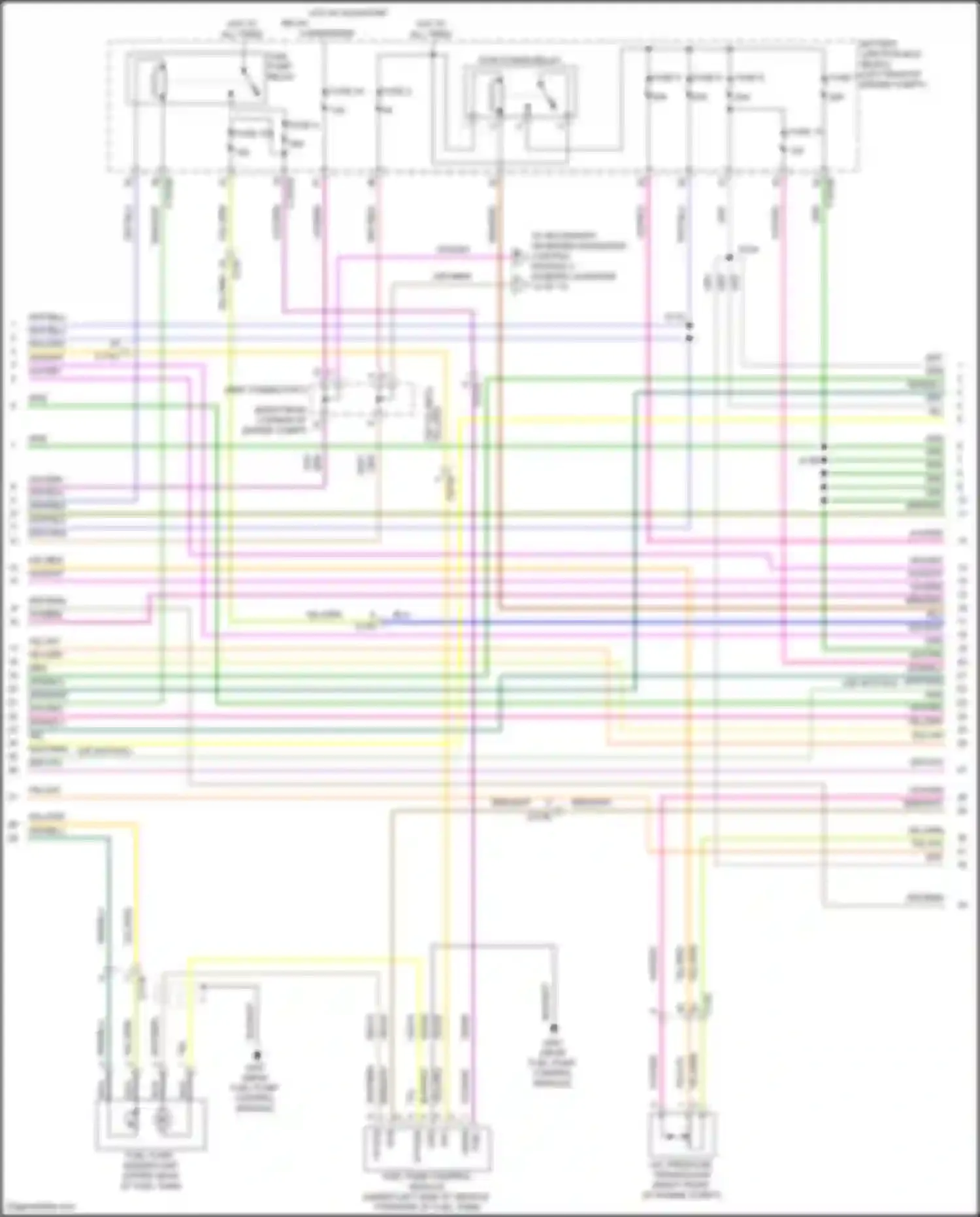 Explorer Ford VI facelift (2022-2024): Wiring diagram engine performance 3.3l hybrid (3 of 17)