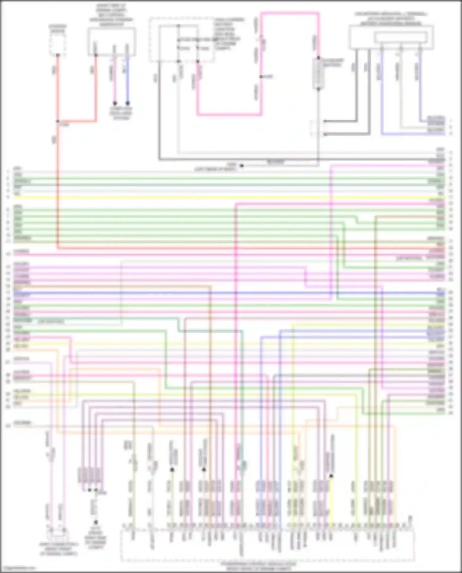 Explorer Ford VI facelift (2022-2024): Wiring diagram engine performance 3.3l hybrid (4 of 17)