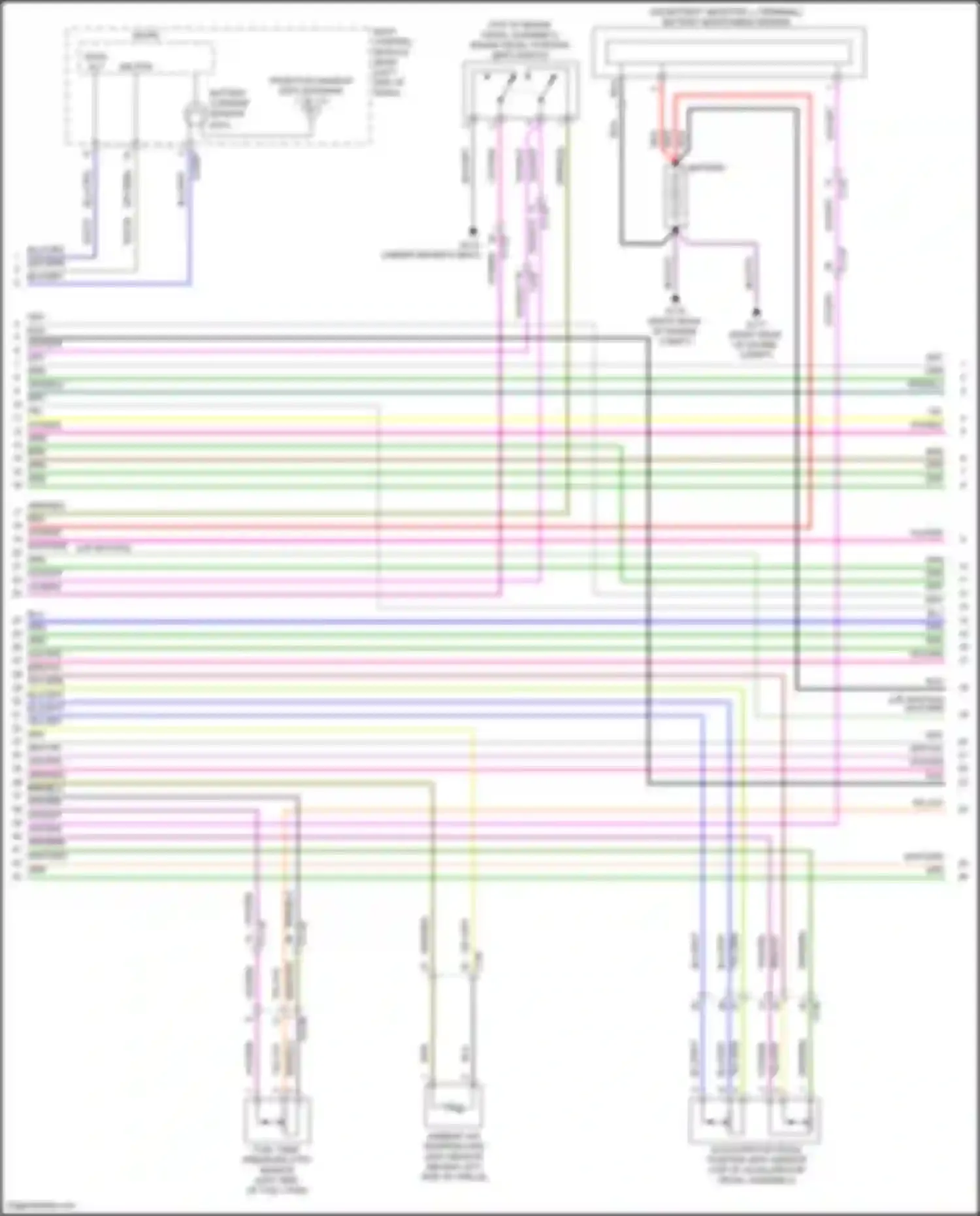 Explorer Ford VI facelift (2022-2024): Wiring diagram engine performance 3.3l hybrid (5 of 17)