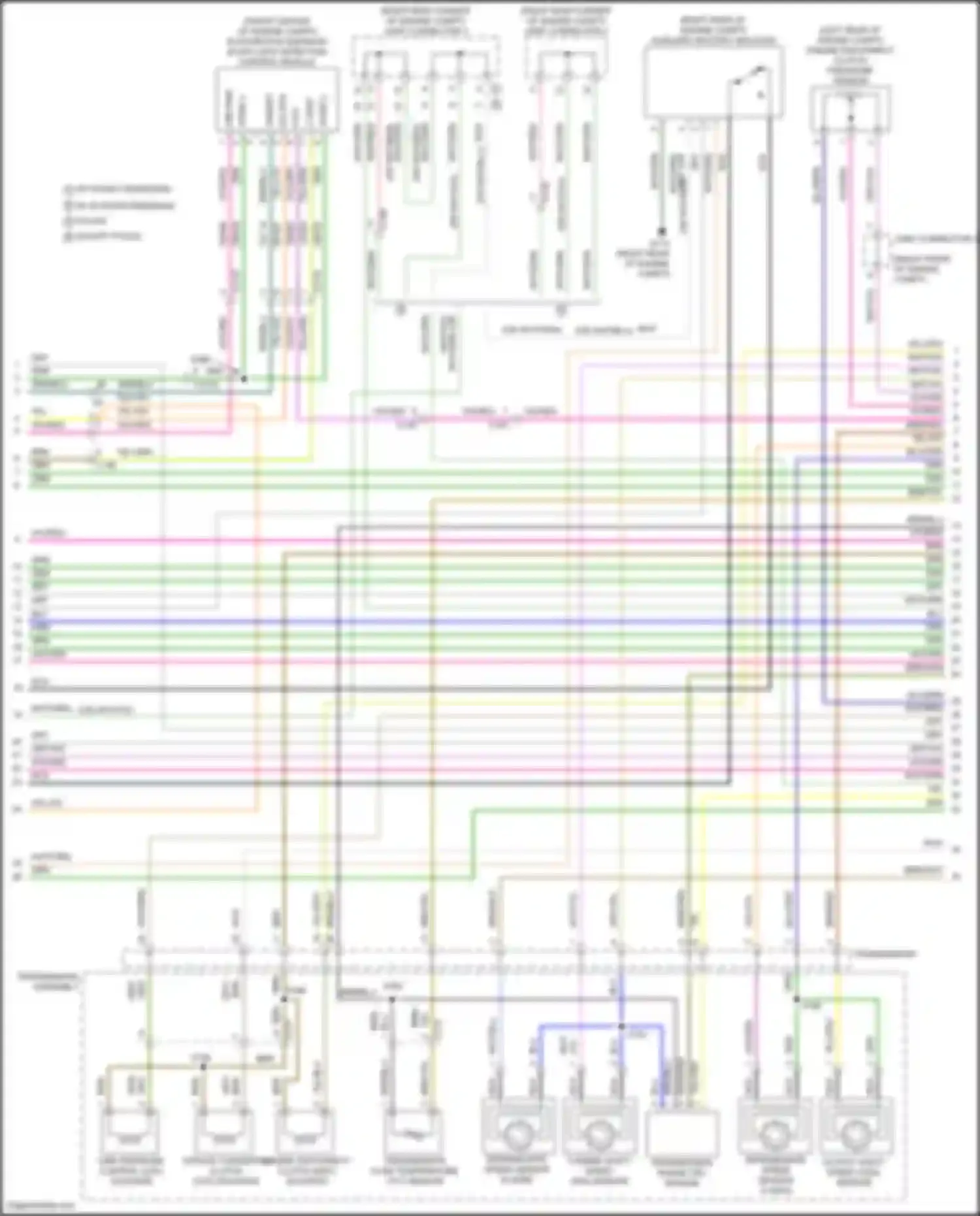 Explorer Ford VI facelift (2022-2024): Wiring diagram engine performance 3.3l hybrid (6 of 17)