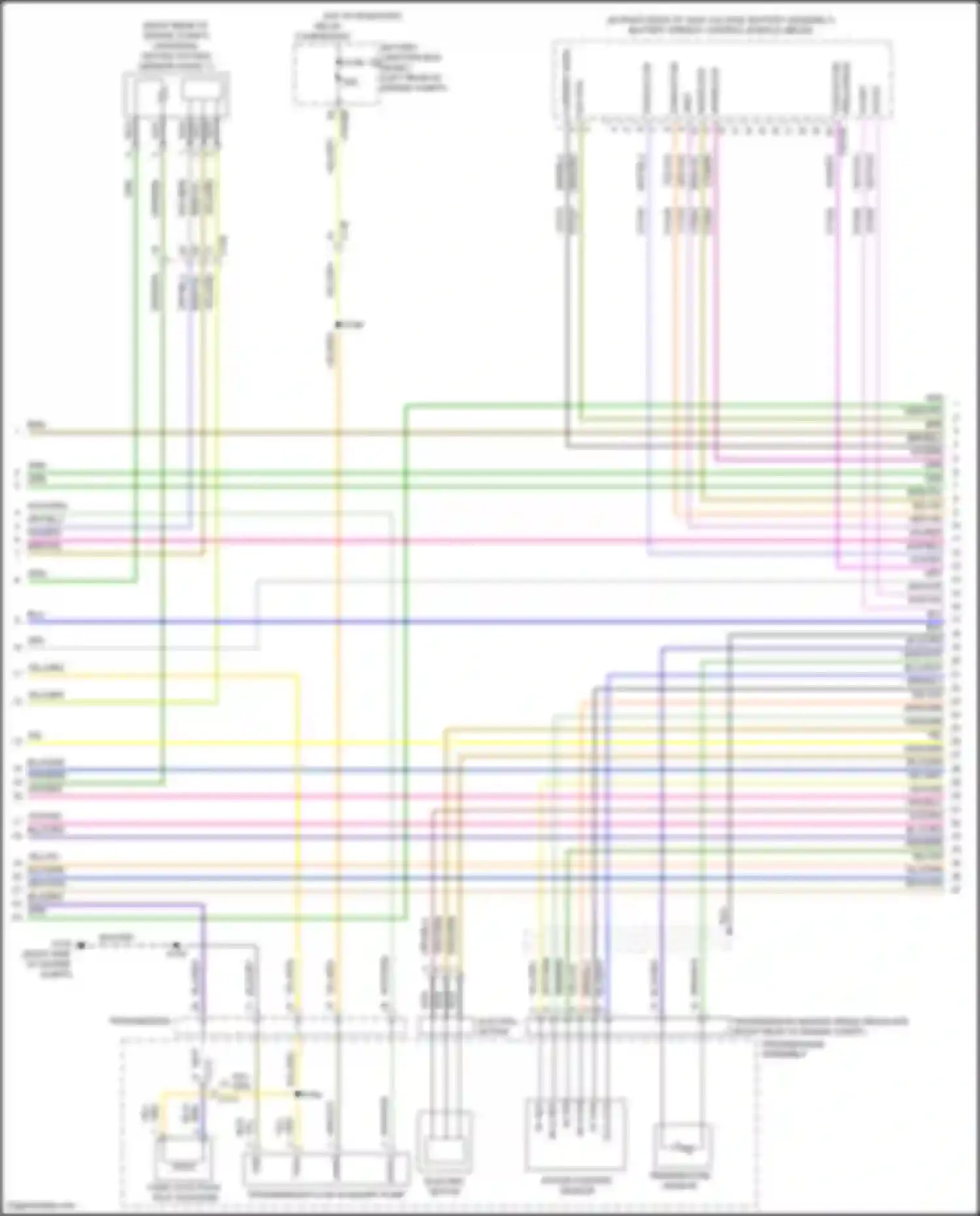 Explorer Ford VI facelift (2022-2024): Wiring diagram engine performance 3.3l hybrid (9 of 17)