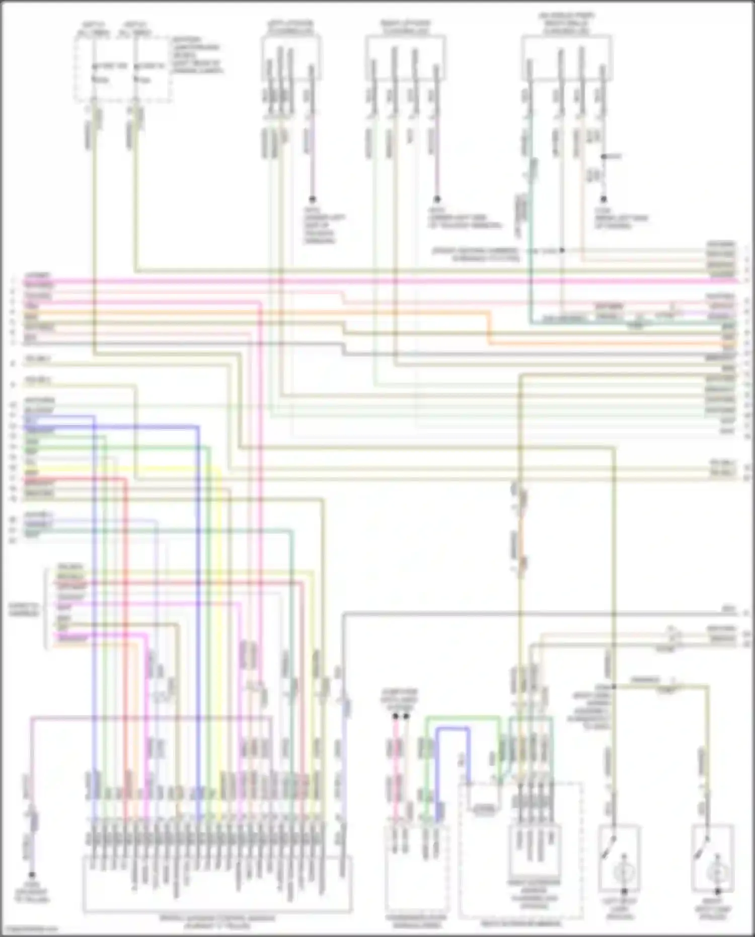 Explorer Ford VI facelift (2022-2024): Exterior lamps circuit (2 of 7)