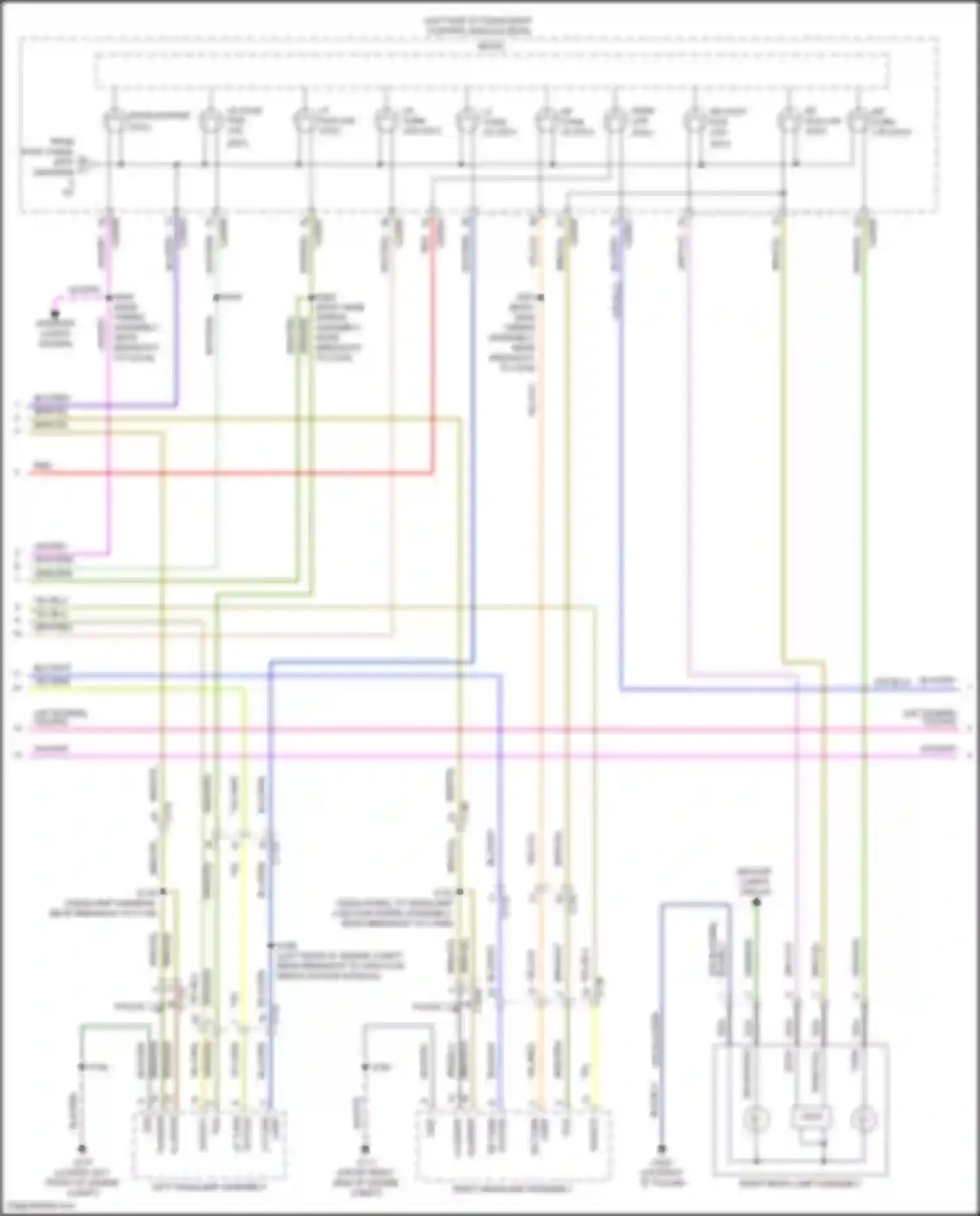 Explorer Ford VI facelift (2022-2024): Exterior lamps circuit (6 of 7)