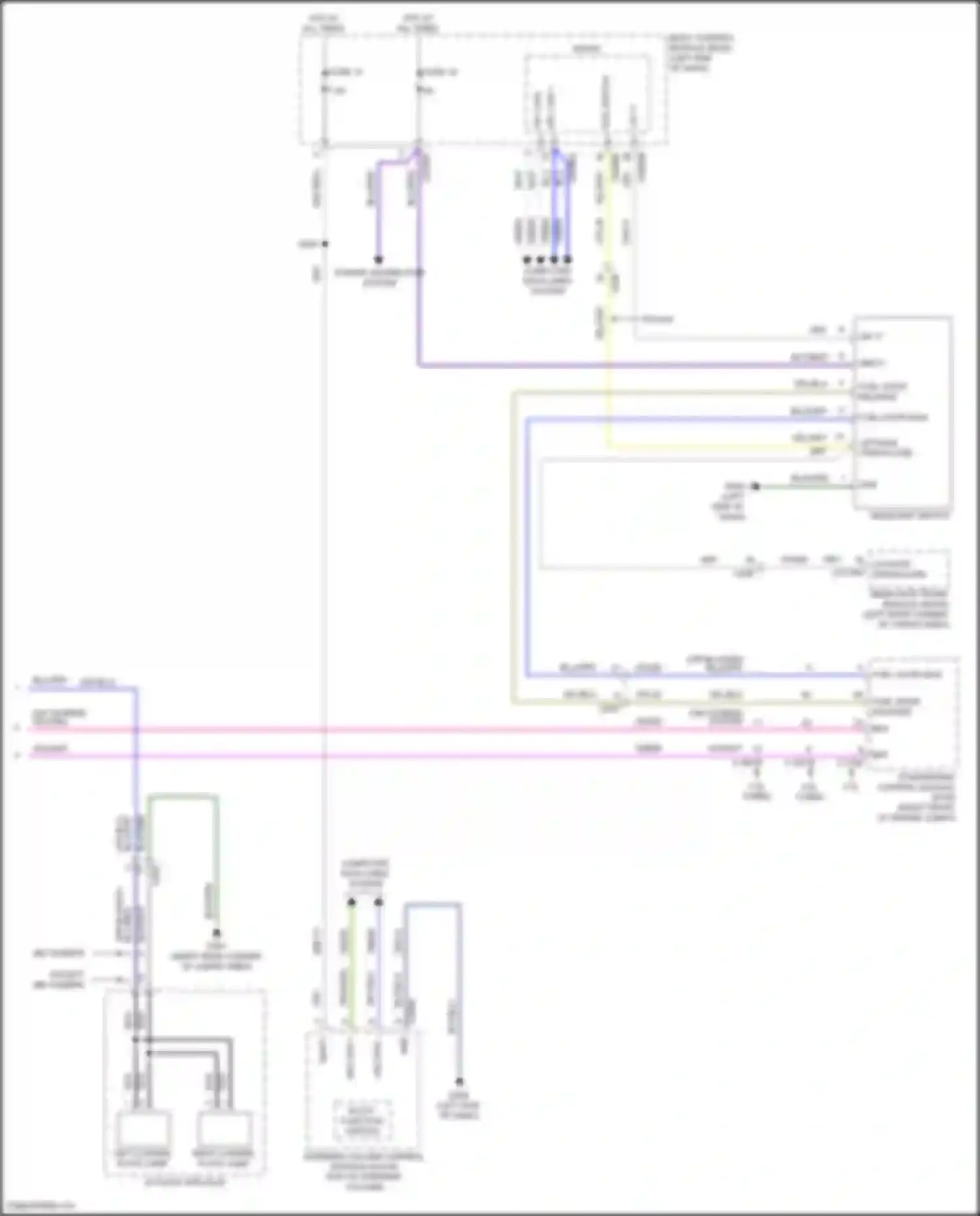 Explorer Ford VI facelift (2022-2024): Exterior lamps circuit (7 of 7)