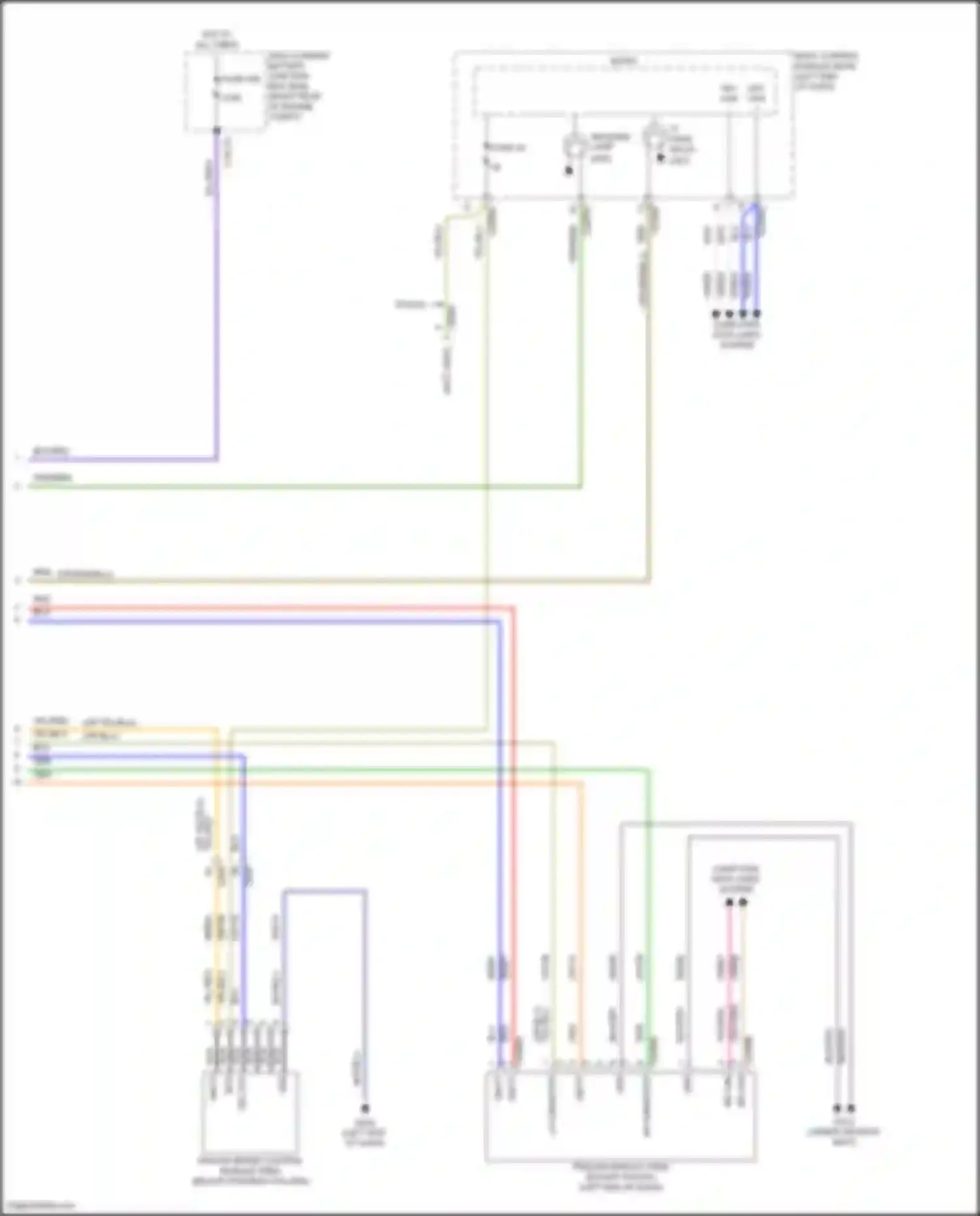 Explorer Ford VI facelift (2022-2024): Trailer/camper adapter circuit (2 of 2)
