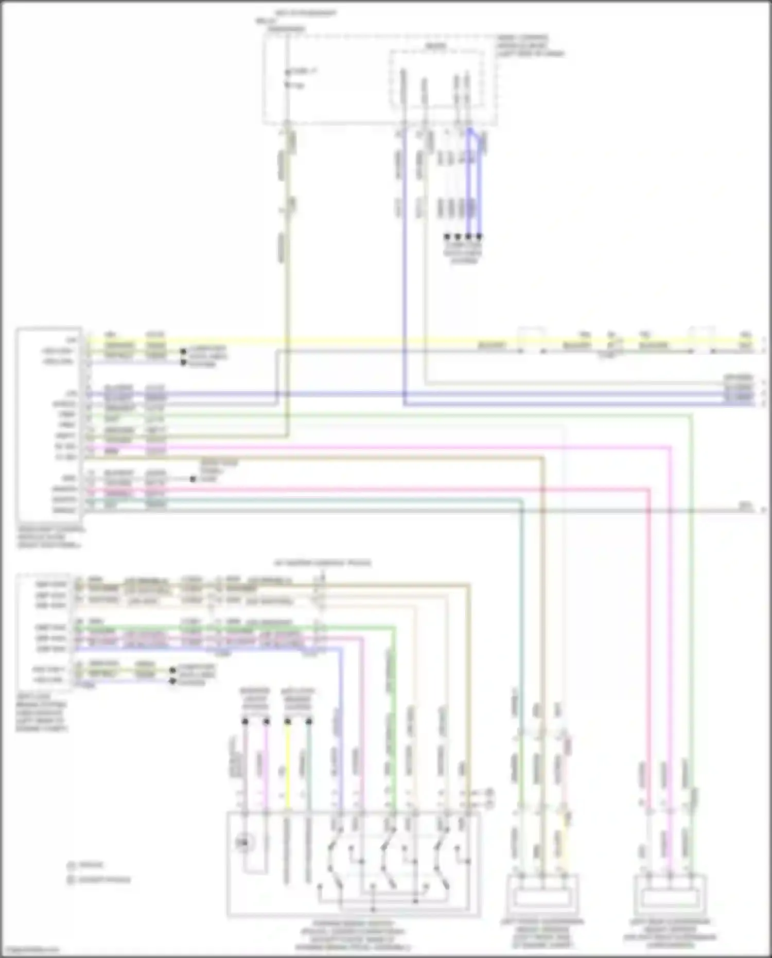 Explorer Ford VI facelift (2022-2024): Headlights circuit, w/ dynamic leveling (1 of 3)
