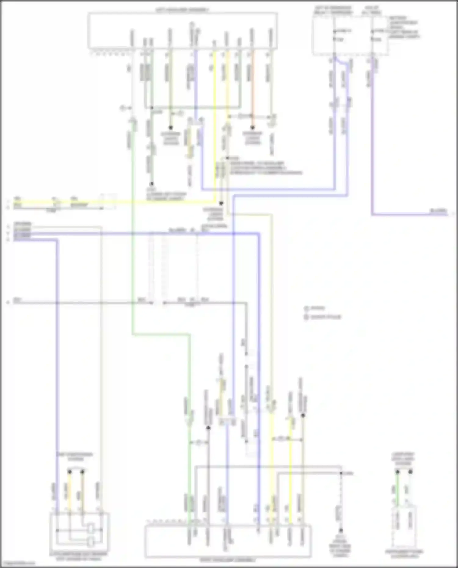 Explorer Ford VI facelift (2022-2024): Headlights circuit, w/ dynamic leveling (2 of 3)