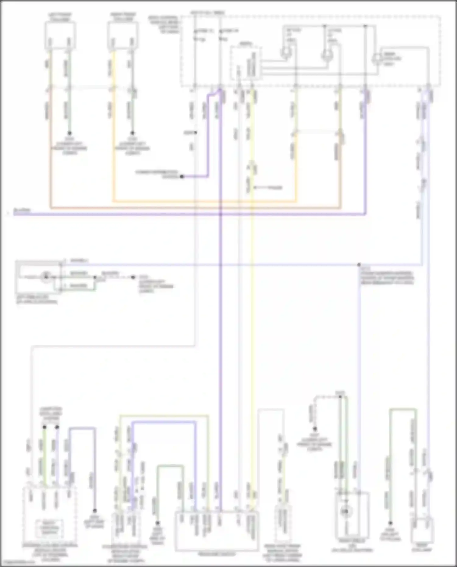 Explorer Ford VI facelift (2022-2024): Headlights circuit, w/ dynamic leveling (3 of 3)