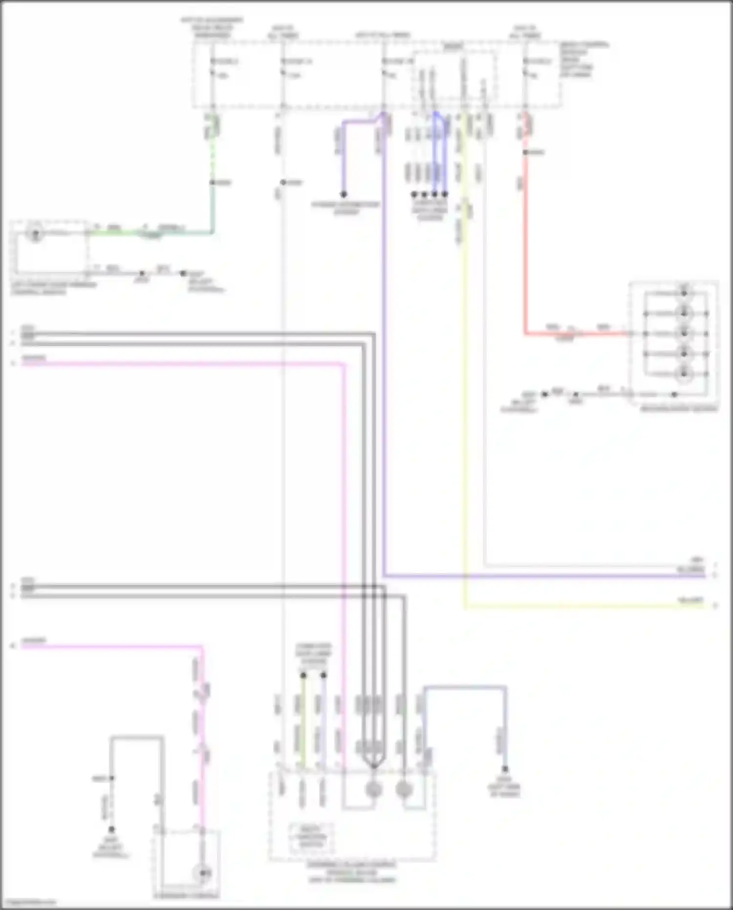 Explorer Ford VI facelift (2022-2024): Instrument illumination circuit (2 of 3)