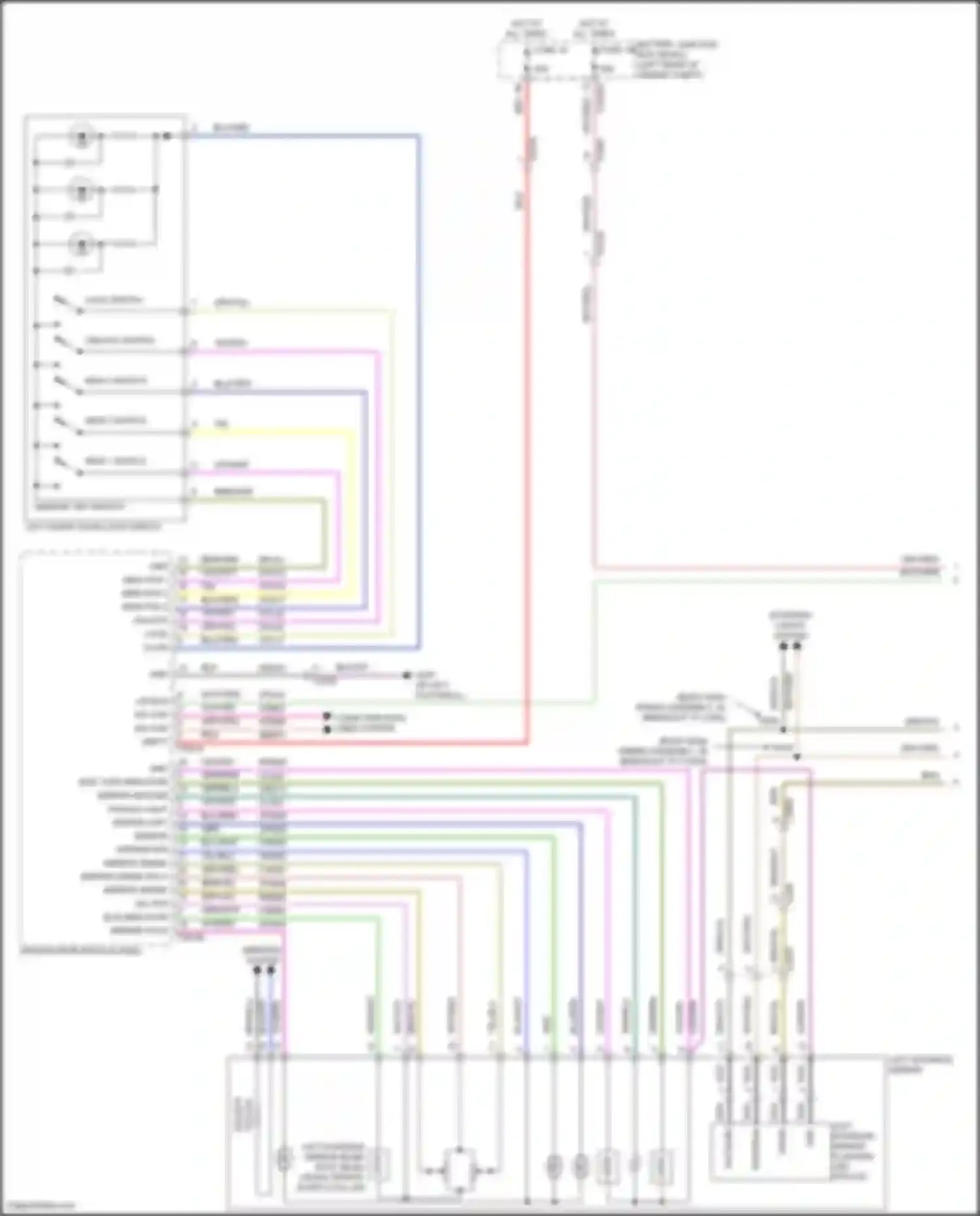 Explorer Ford VI facelift (2022-2024): Memory mirrors circuit (1 of 2)