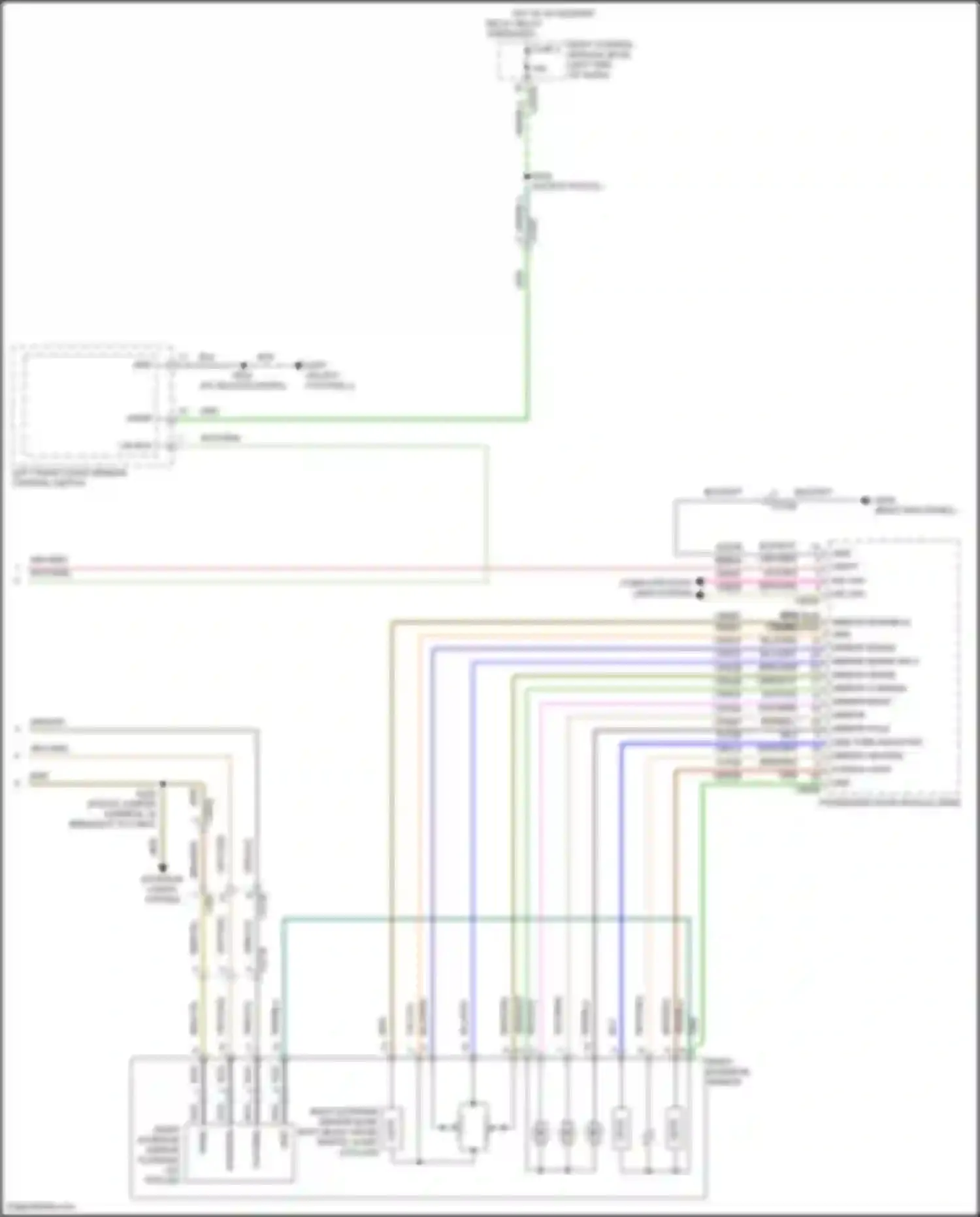 Explorer Ford VI facelift (2022-2024): Memory mirrors circuit (2 of 2)